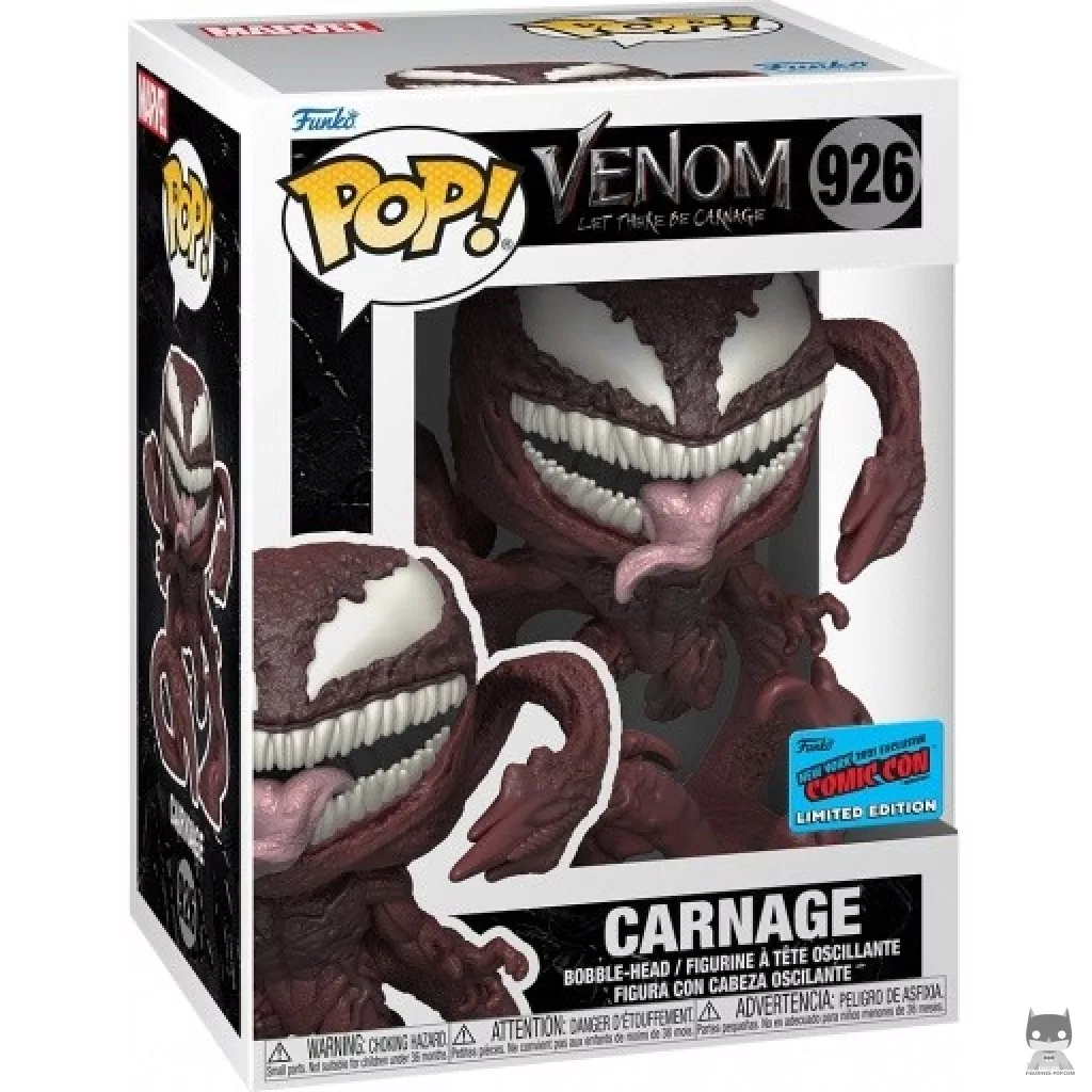 Figurine Funko POP Carnage avec boîte
