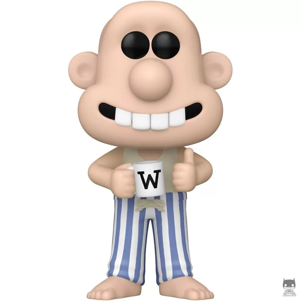 Figurine Funko POP Wallace en pyjama (Wallace et Gromit)
