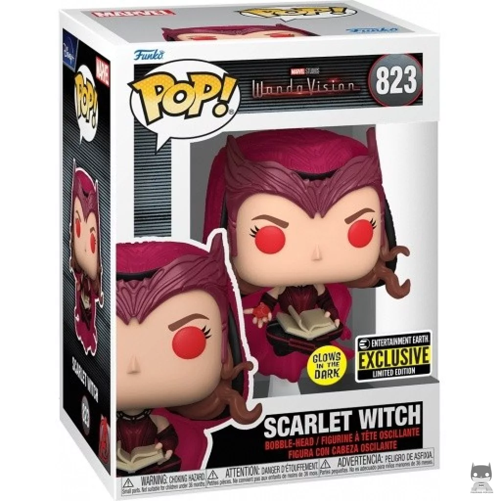 Figurine Funko POP Sorcière Rouge (Glow in the Dark) avec boîte