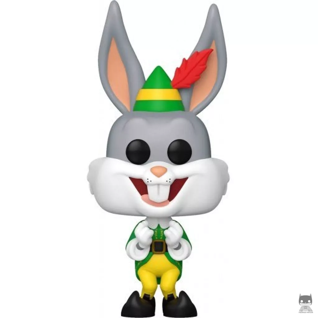 Figurine Funko POP Bugs Bunny en Elf Buddy (Warner Bros 100 ans)
