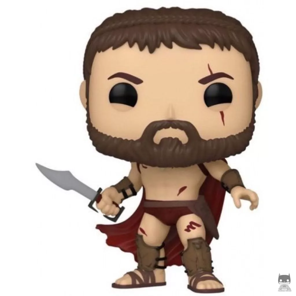 Figurine Funko POP Leonidas (300) (Bloody) (Warner Bros 100 ans)