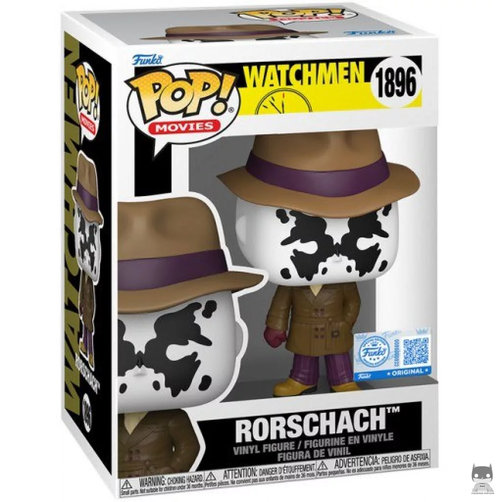 Figurine Funko POP Rorschach avec boîte