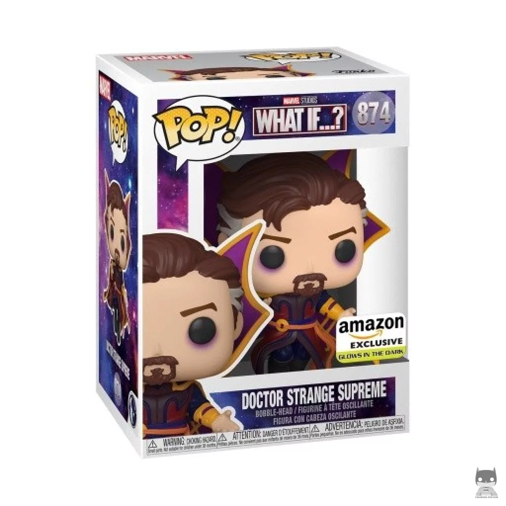 Figurine Funko POP Doctor Strange Supreme (Glow in Dark) avec boîte