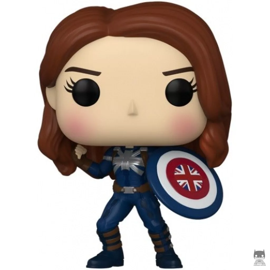 Figurine Funko POP Captain Carter Combinaison Camouflage (What If...?)