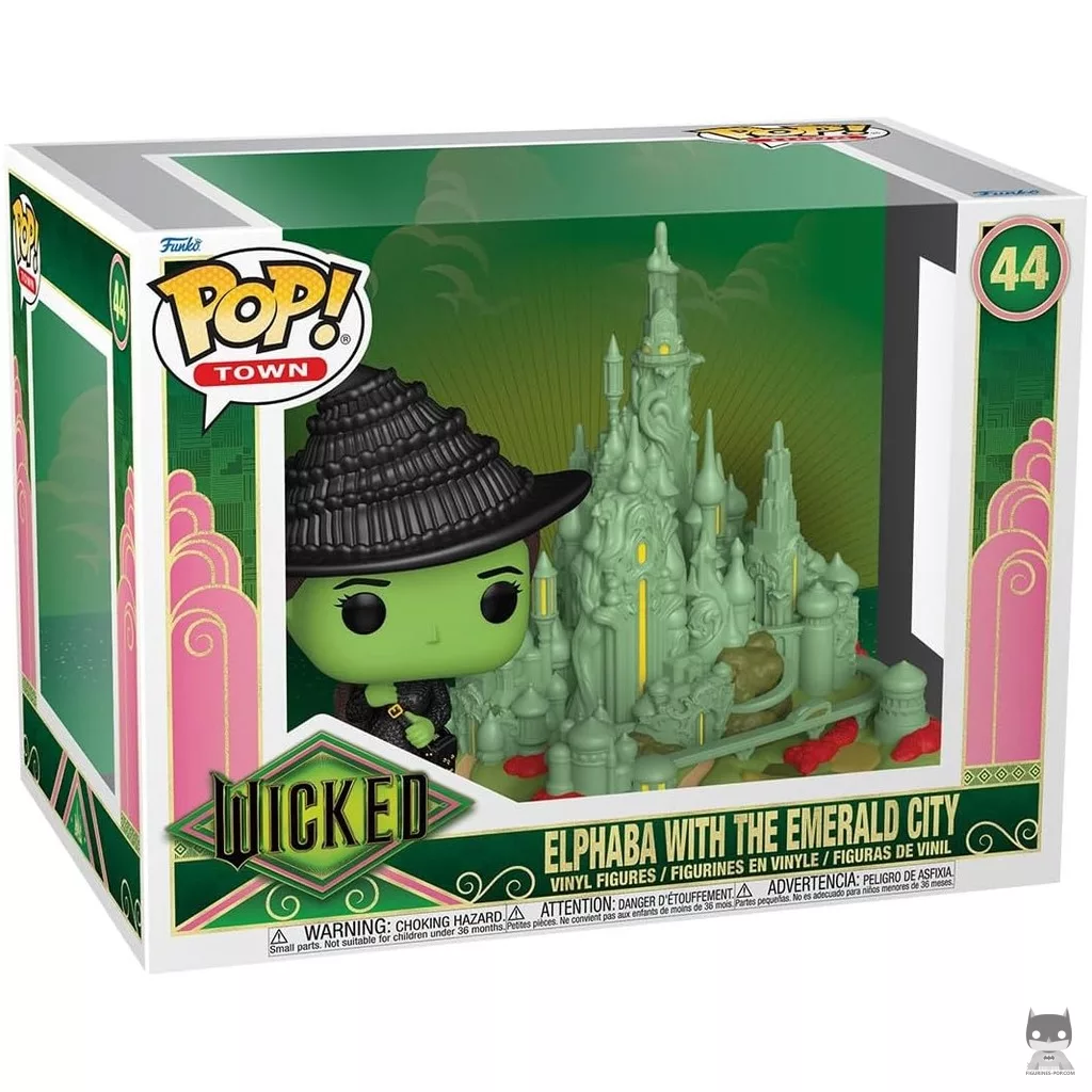 Figurine Funko POP Elphaba avec Emerald City avec boîte
