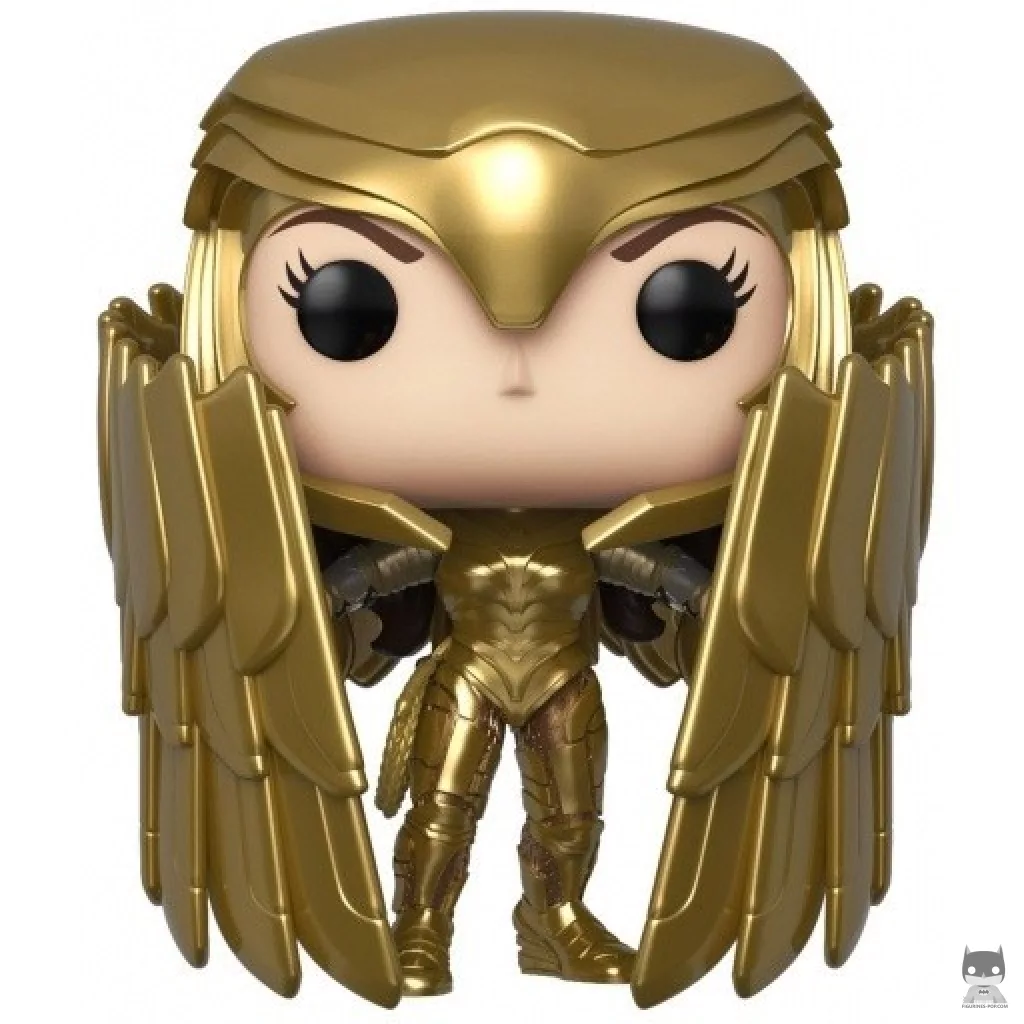 Figurine Funko POP Wonder Woman Armure & Bouclier en Or (Metallic) (Wonder Woman 1984)
