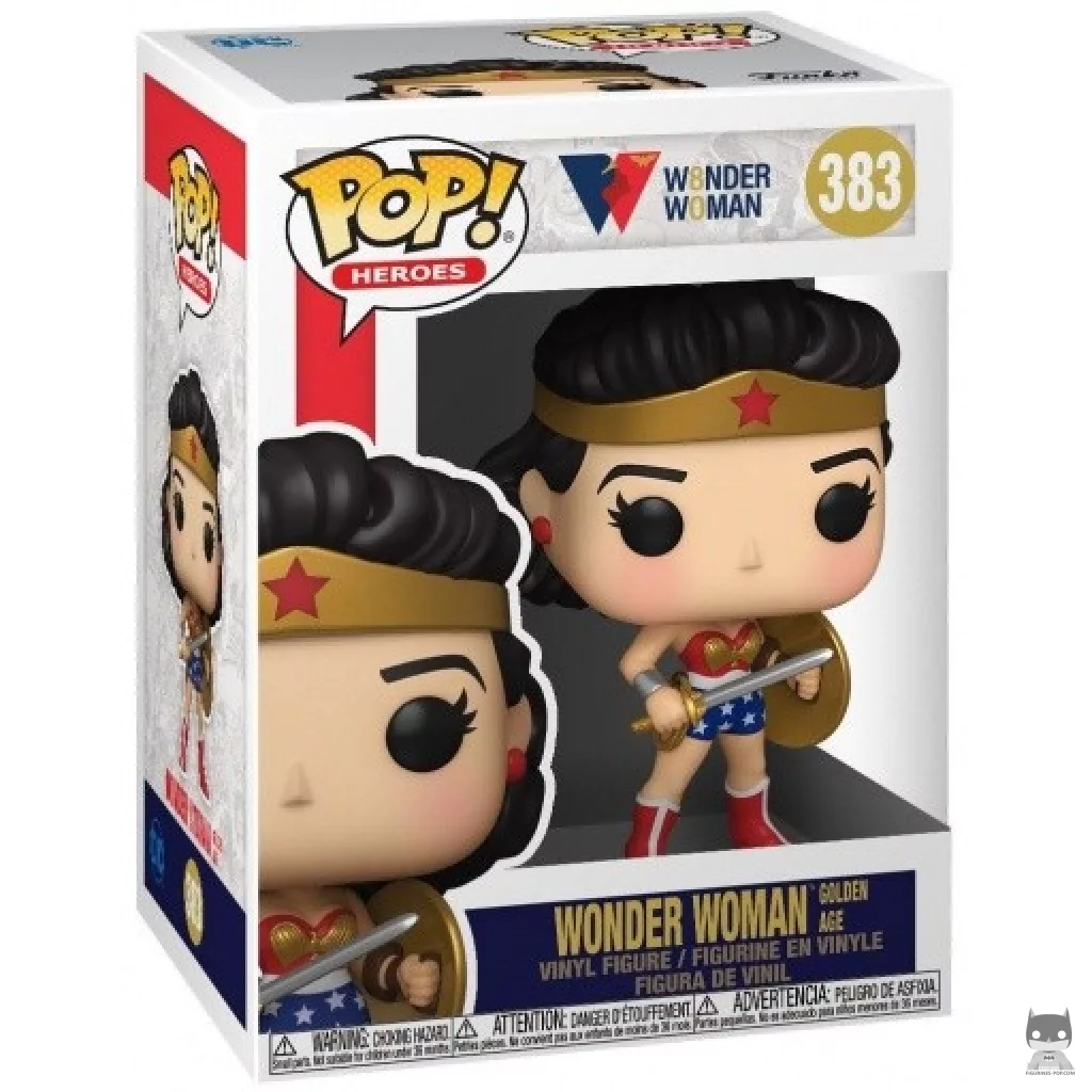 Figurine Funko POP Wonder Woman Âge d'Or avec boîte
