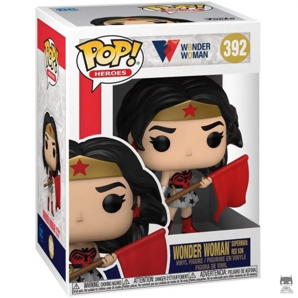 Figurine Funko POP Wonder Woman Superman Red Son avec boîte
