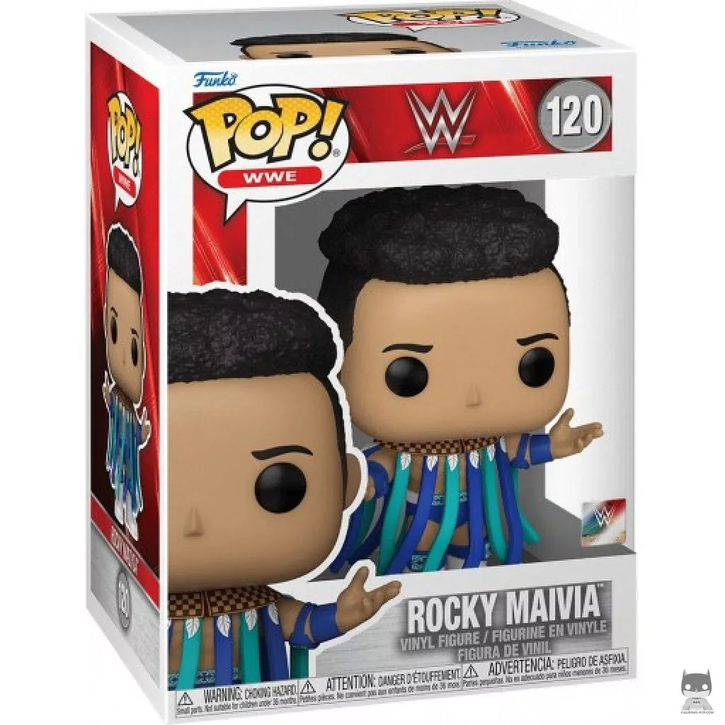 Figurine Funko POP Rocky Maivia avec boîte