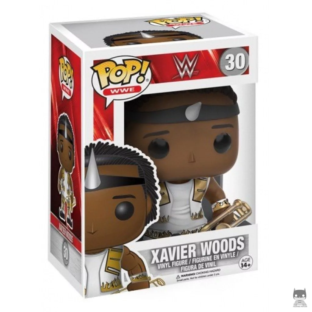 Figurine Funko POP Xavier Woods (Or & Blanc) avec boîte