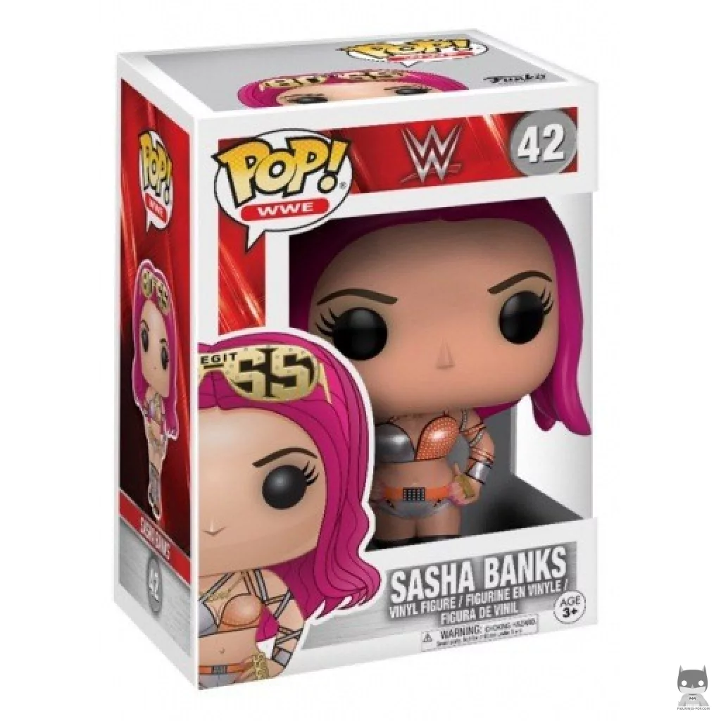 Figurine Funko POP Sasha Banks avec boîte