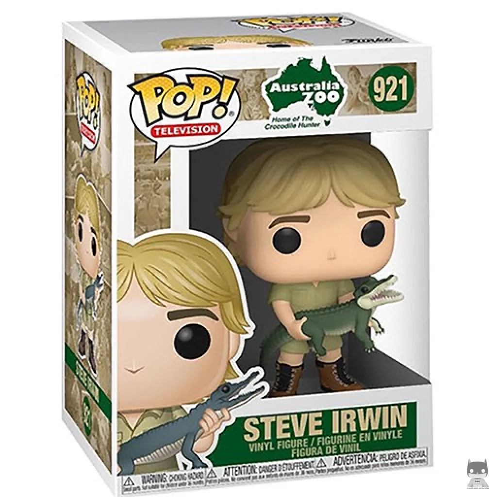 Figurine Funko POP Steve Irwin avec Crocodile avec boîte