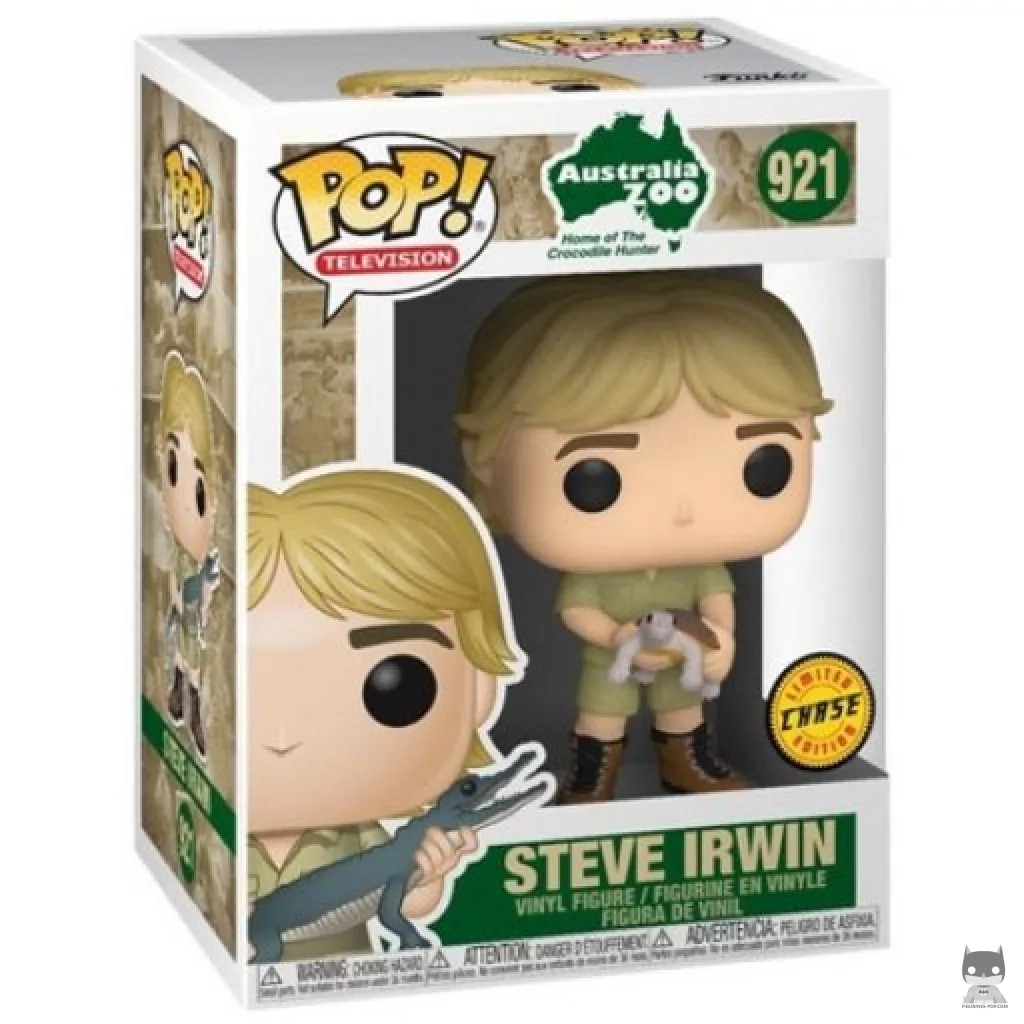 Figurine Funko POP Steve Irwin avec Tortue (Chase) avec boîte
