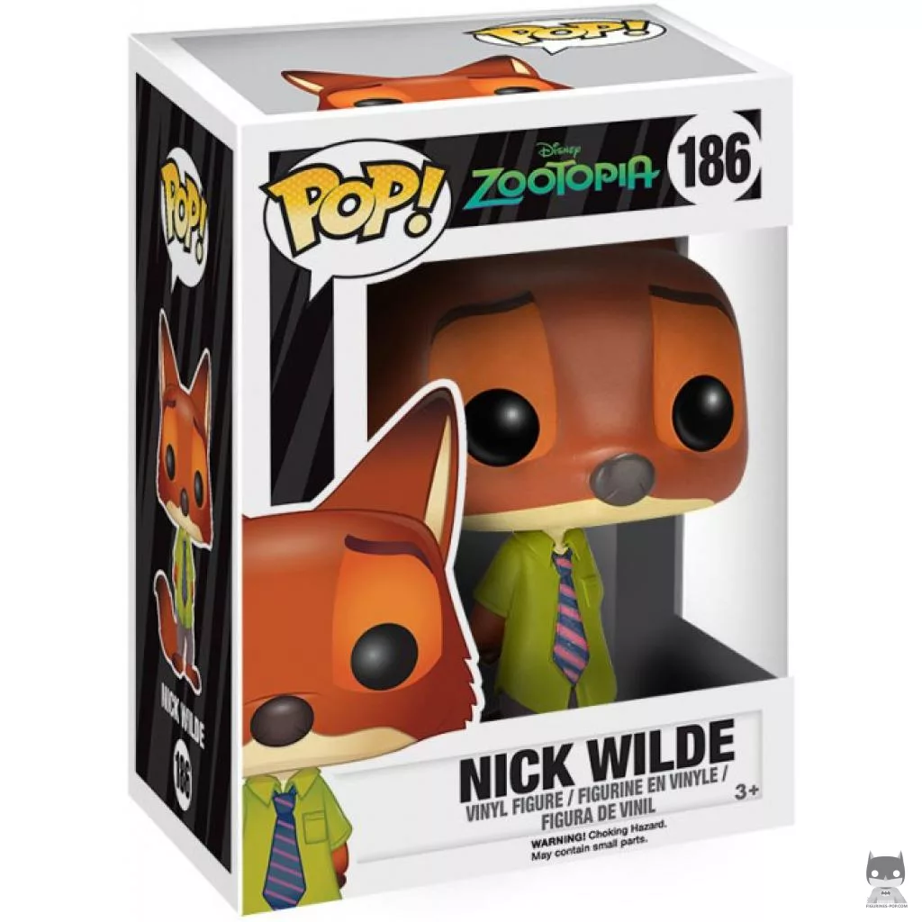 Figurine Funko POP Nick Wilde avec boîte