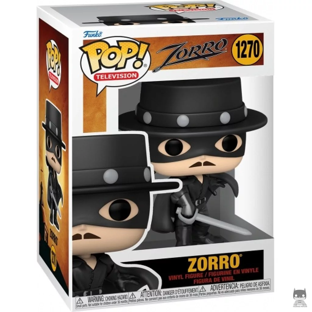 Figurine Funko POP Zorro avec boîte