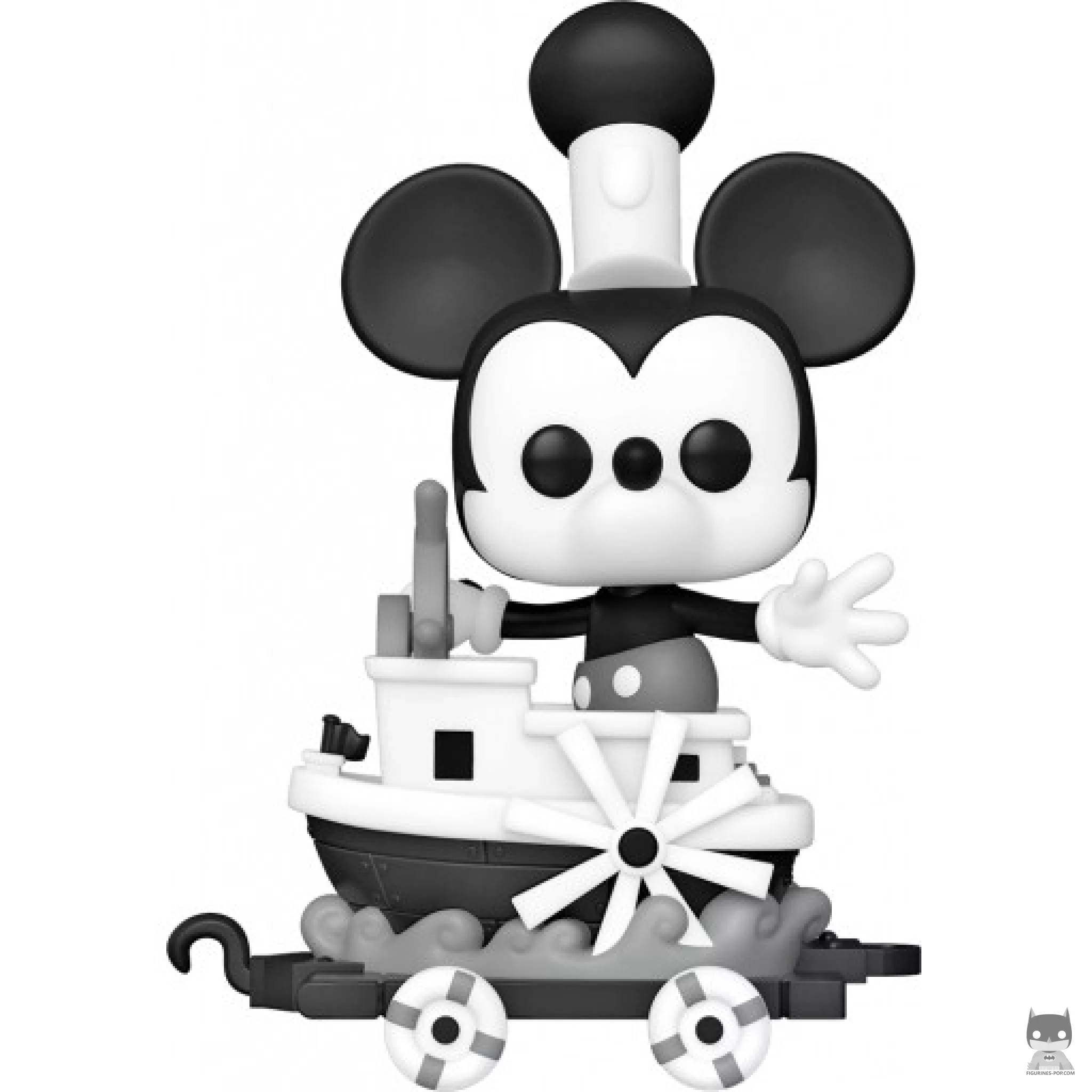 Figurine Funko POP Mickey sur Chariot Bateau à Vapeur (100 ans de Disney)