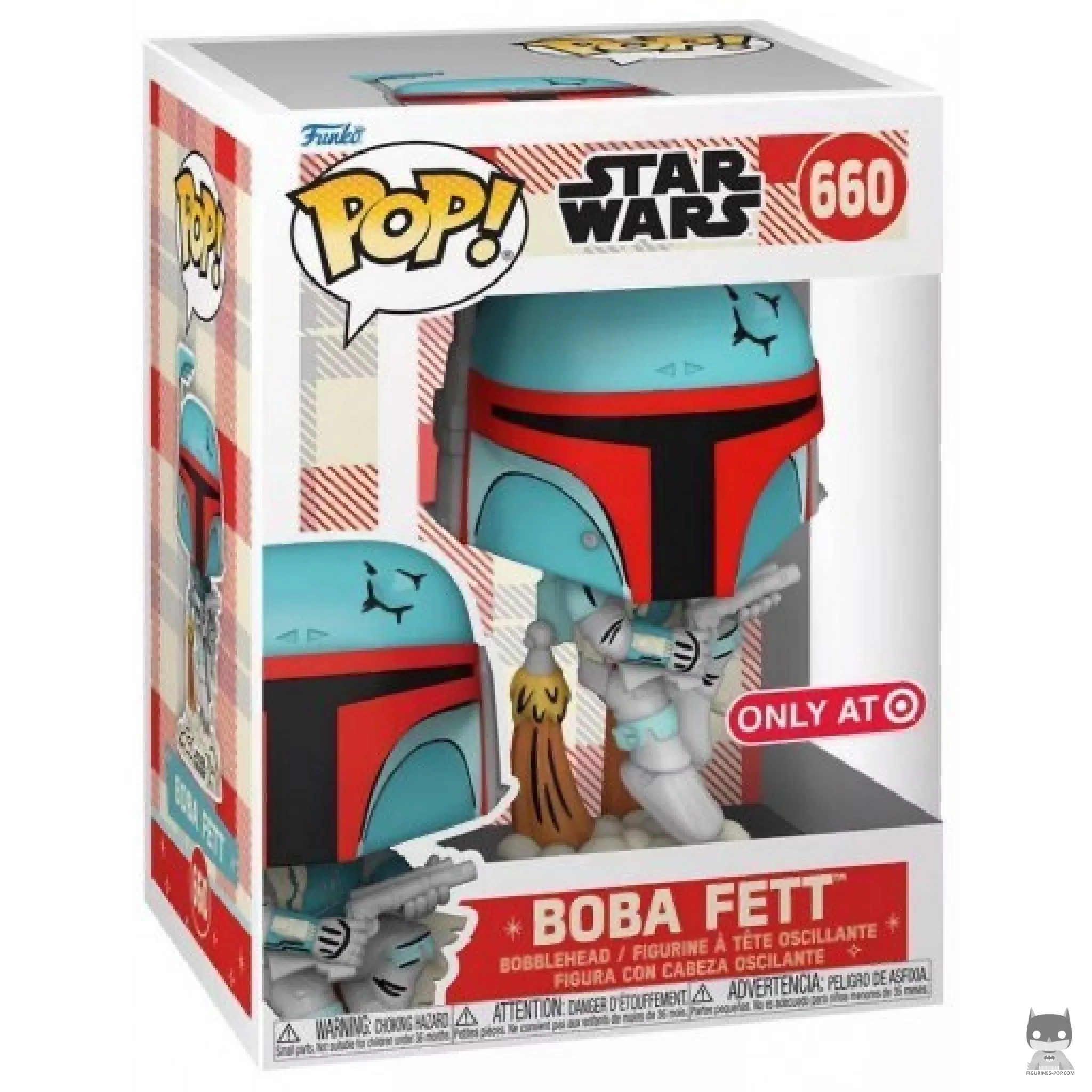 Figurine Funko POP Boba Fett (Retro Reimagined) avec boîte