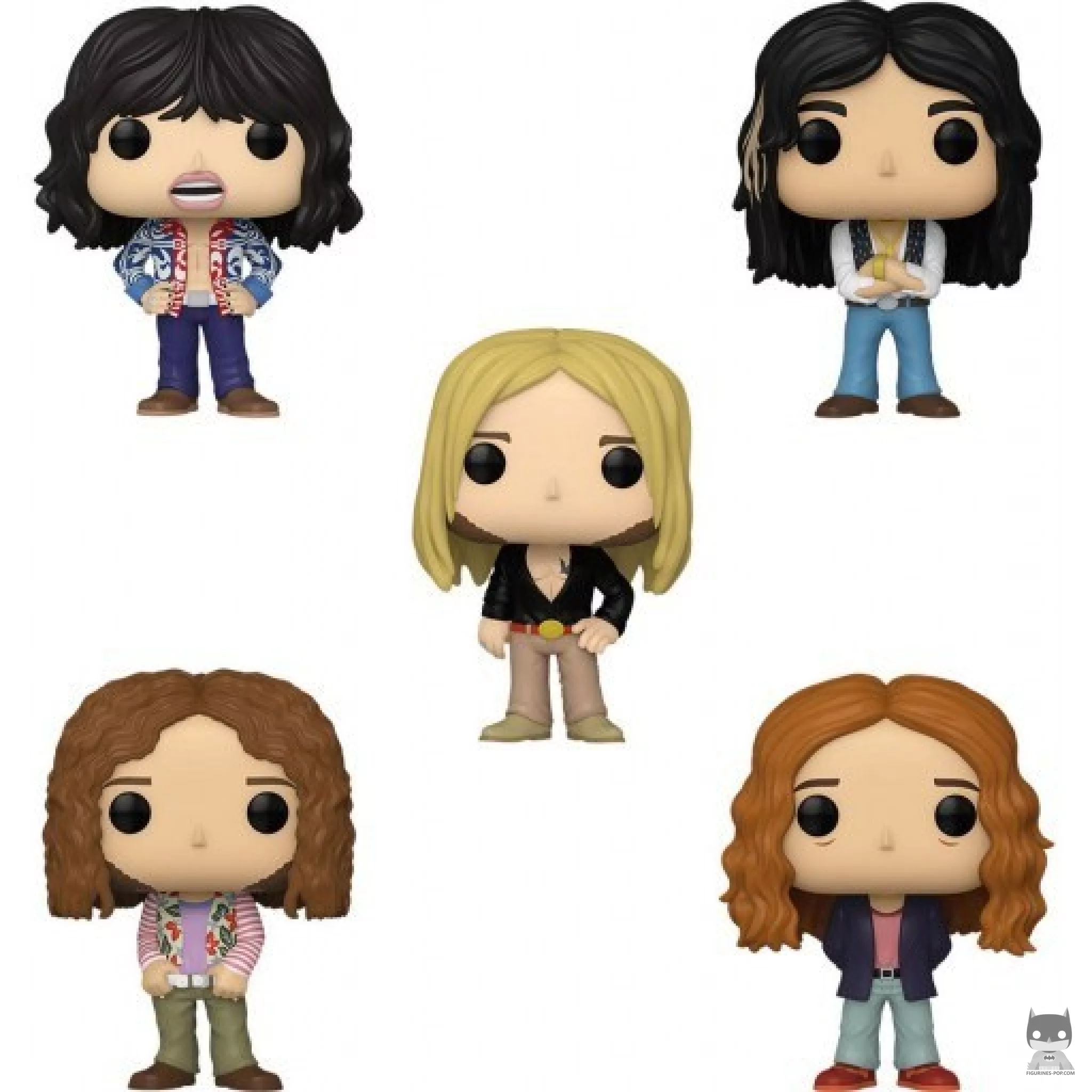 Figurine Funko POP Steven Tyler, Joe Perry, Tom Hamilton, Brad Whitford & Joey Kramer (Aerosmith)
