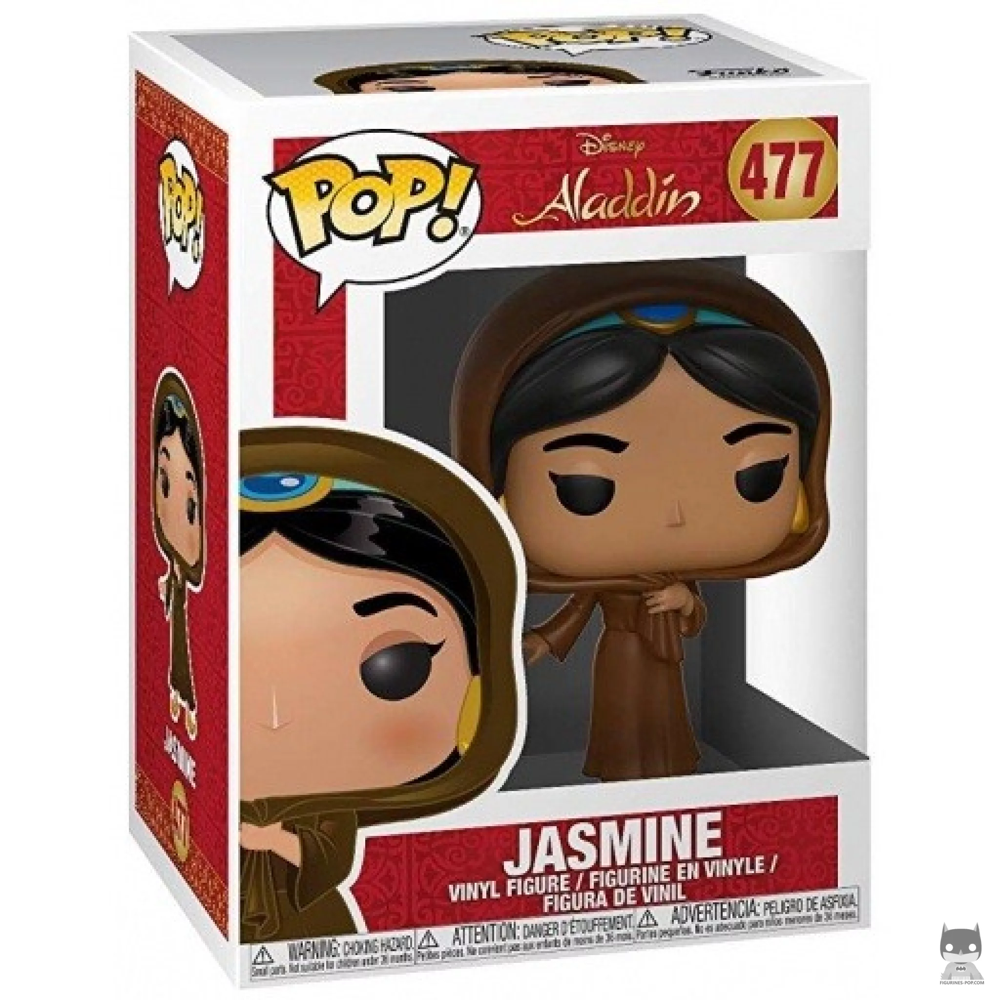 Figurine Funko POP Jasmine (déguisée) (Chase) avec boîte