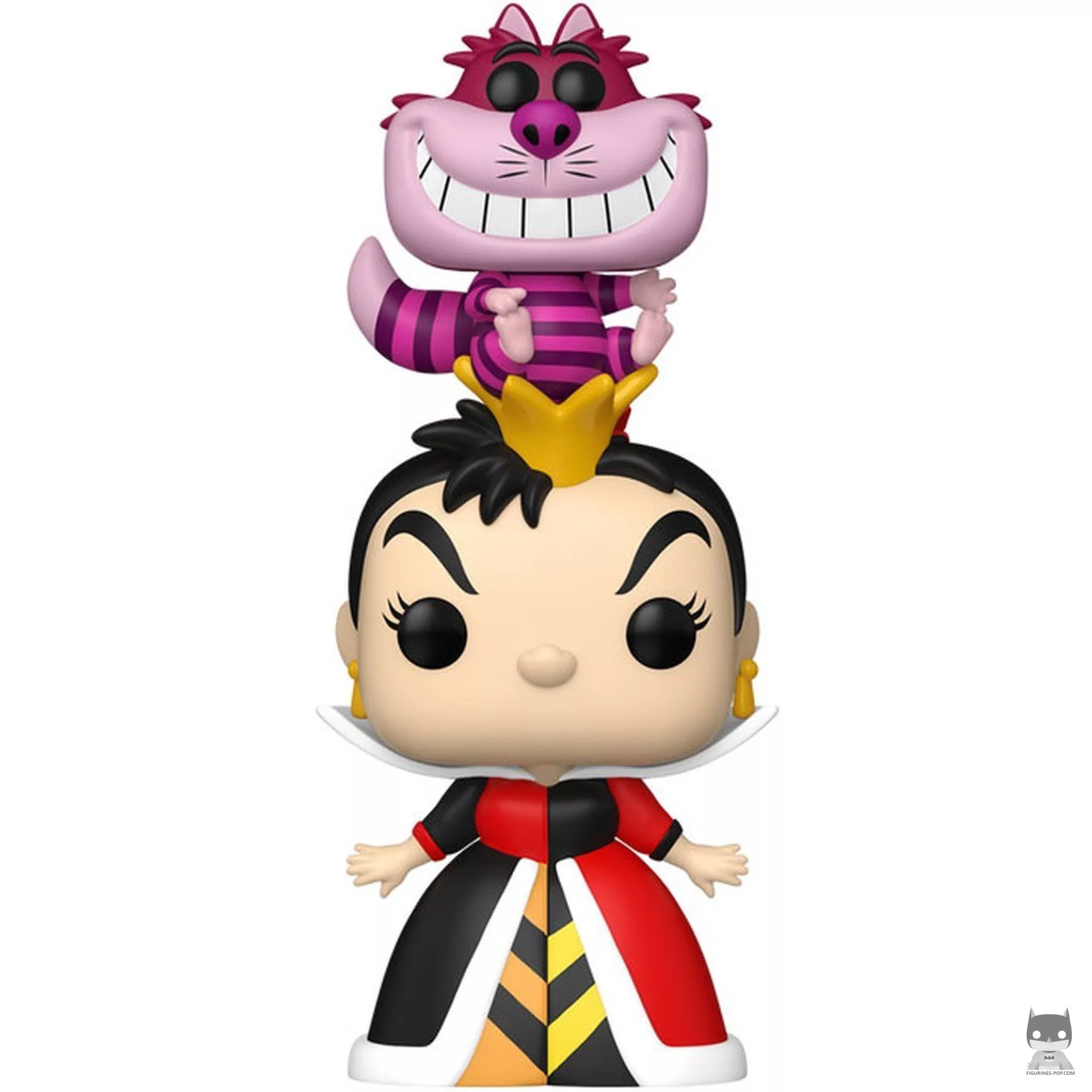Figurine Funko POP Reine de Cœur avec Chat du Cheshire (Alice au Pays des Merveilles)