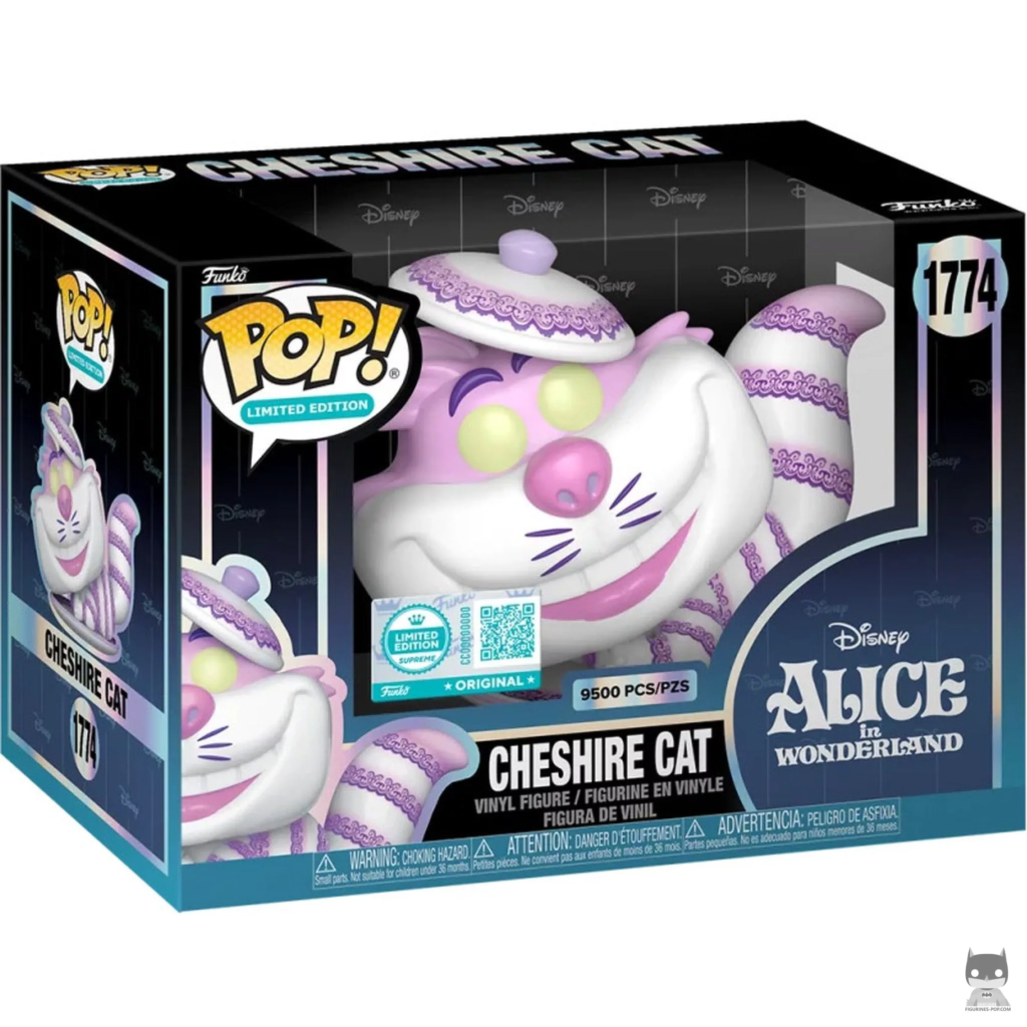 Figurine Funko POP Chat du Cheshire (Porcelaine) avec boîte