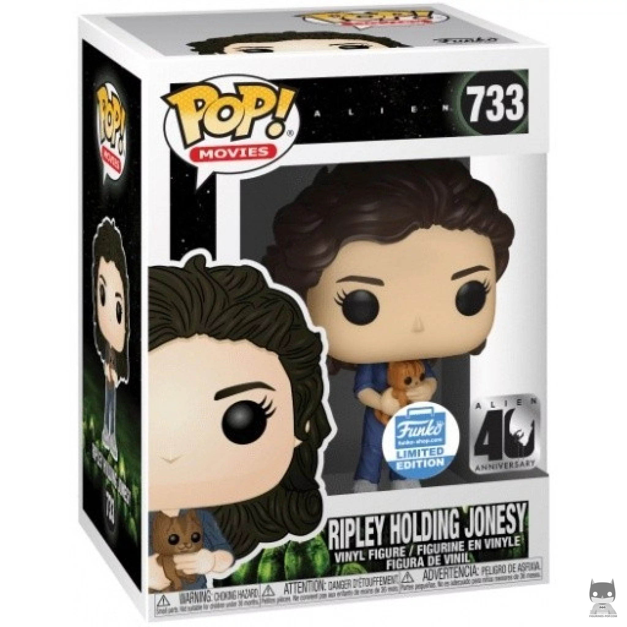 Figurine Funko POP Ripley tenant Jonesy avec boîte