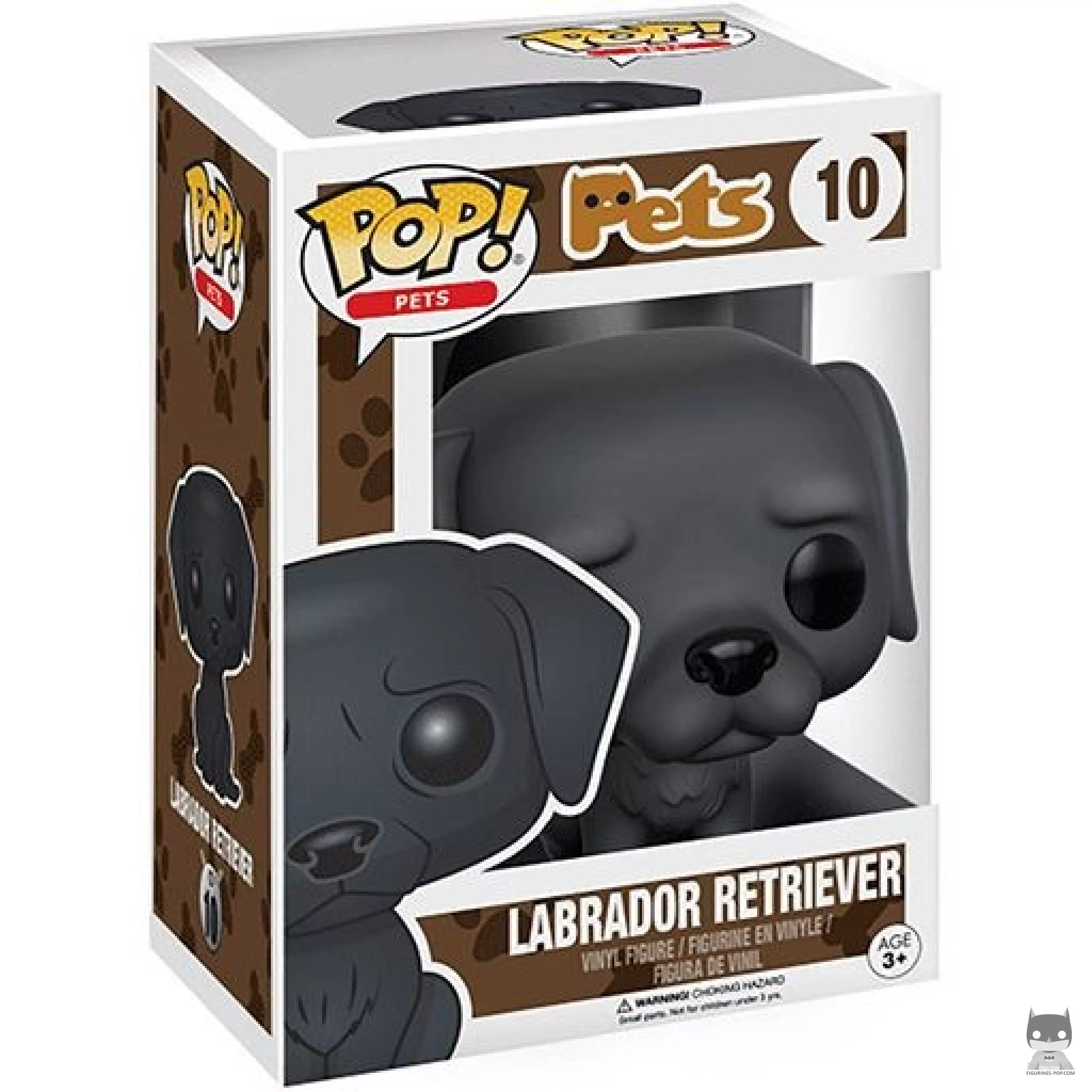 Figurine Funko POP Labrador Retriever (Noir) avec boîte