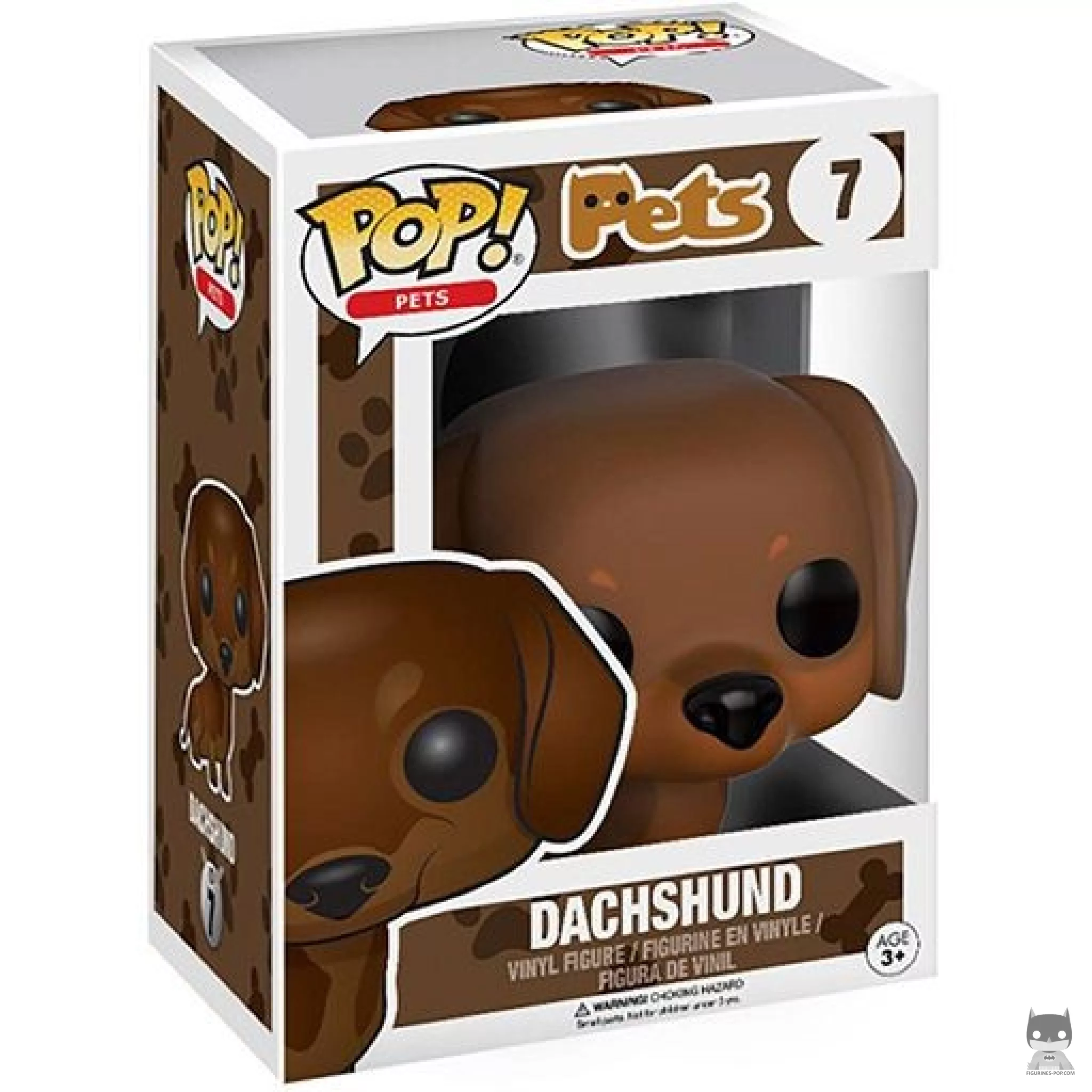 Figurine Funko POP Teckel avec boîte