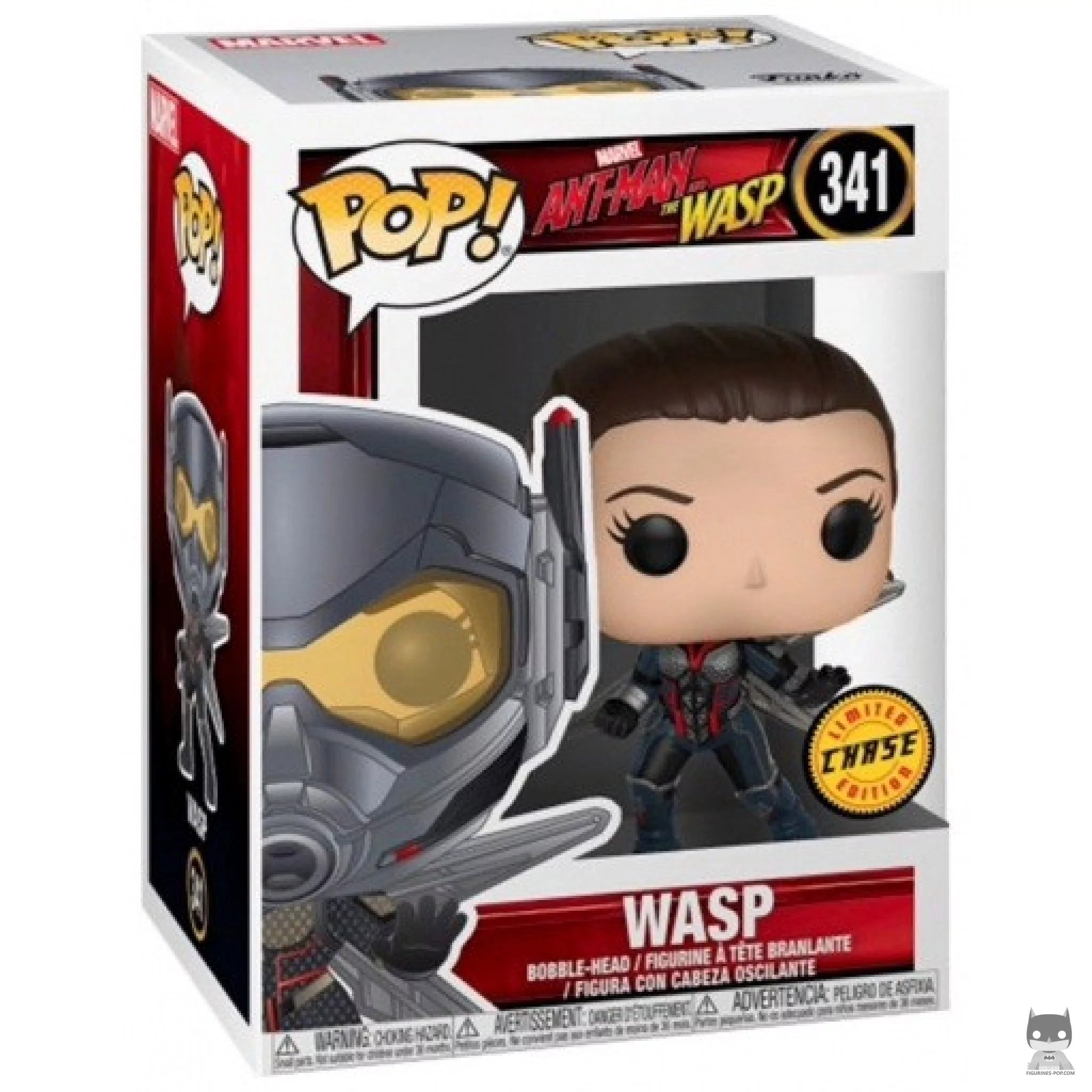 Figurine Funko POP La Guêpe (sans masque) (Chase) avec boîte