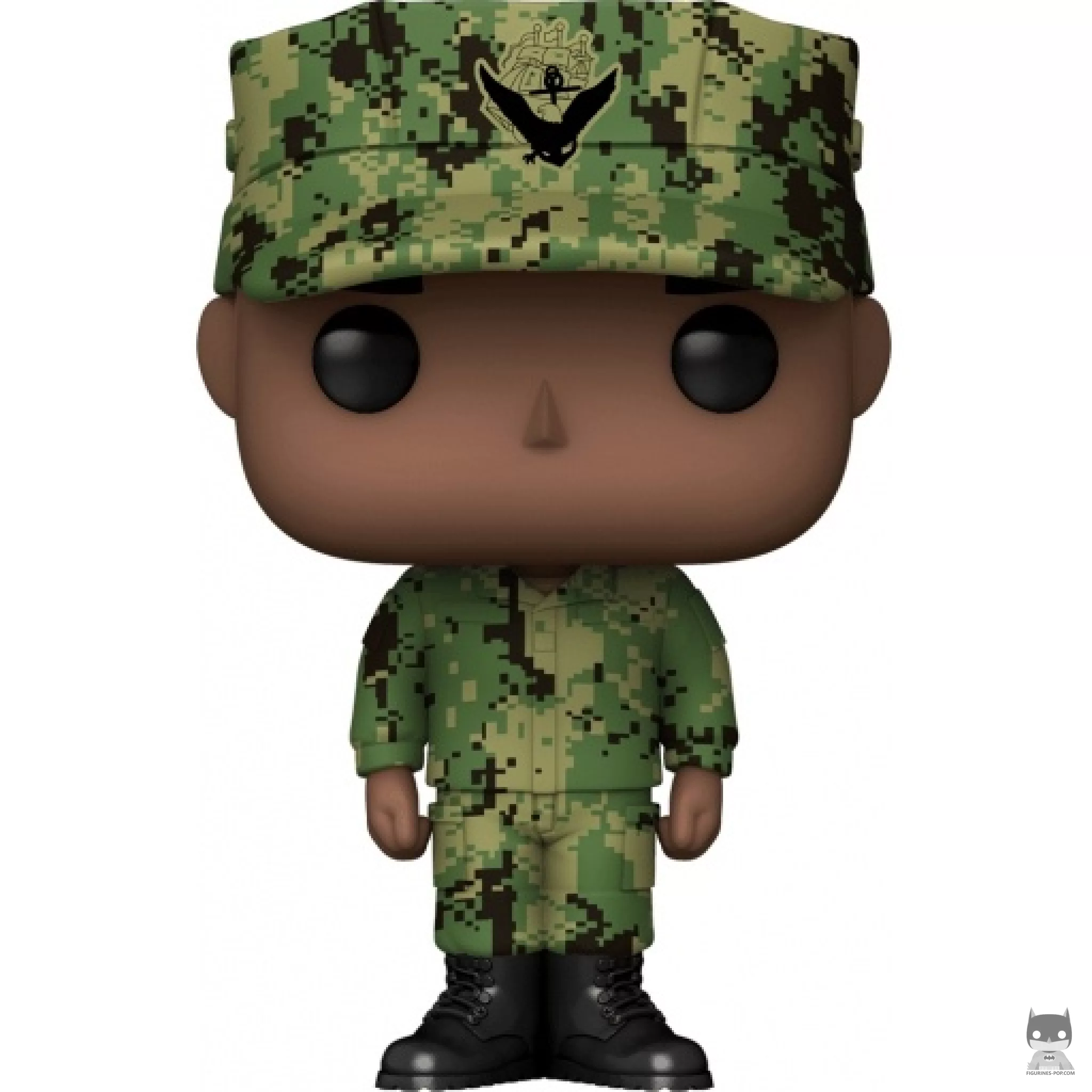 Figurine Funko POP Marin de la Navy Américaine Homme (Afro-Américain) (Armée USA)