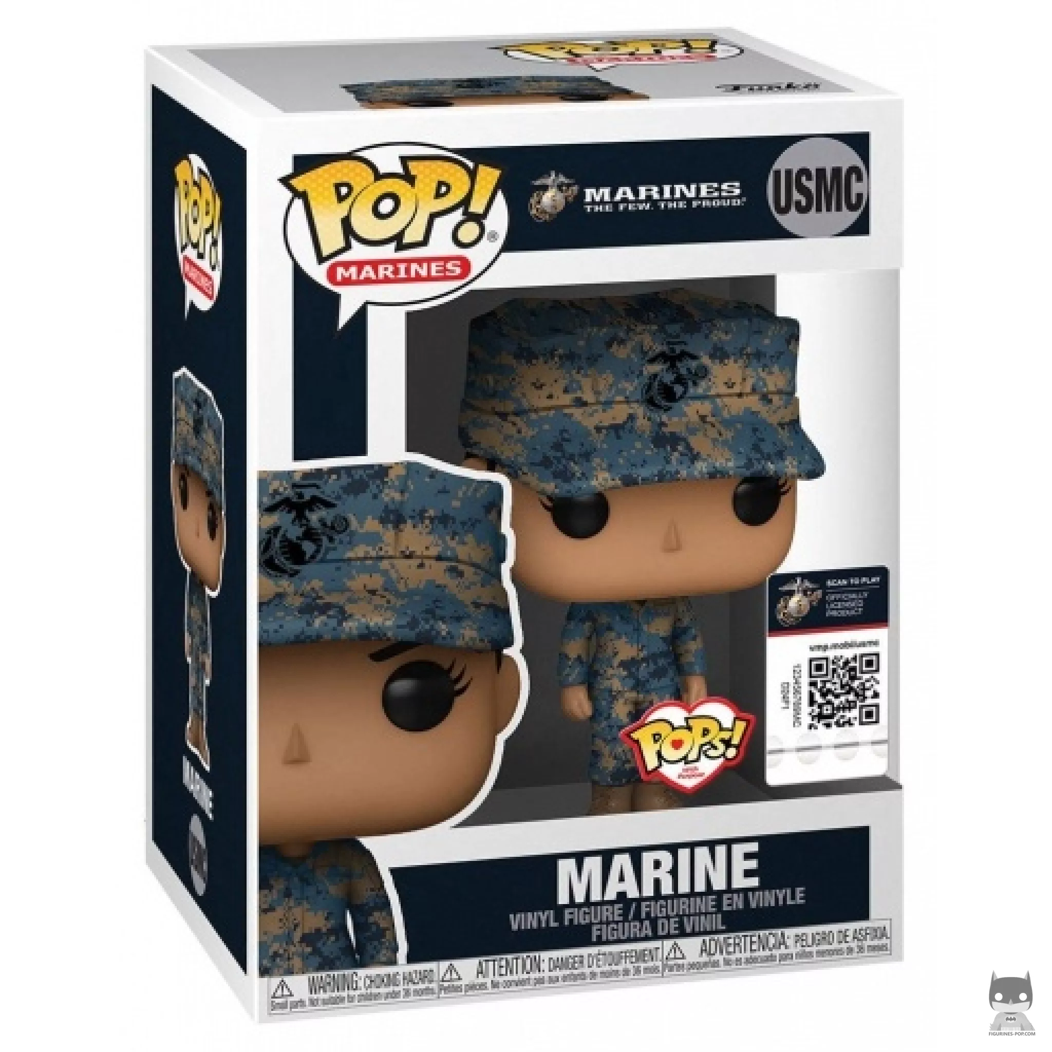 Figurine Funko POP Marine Femme (Hispanique) avec boîte