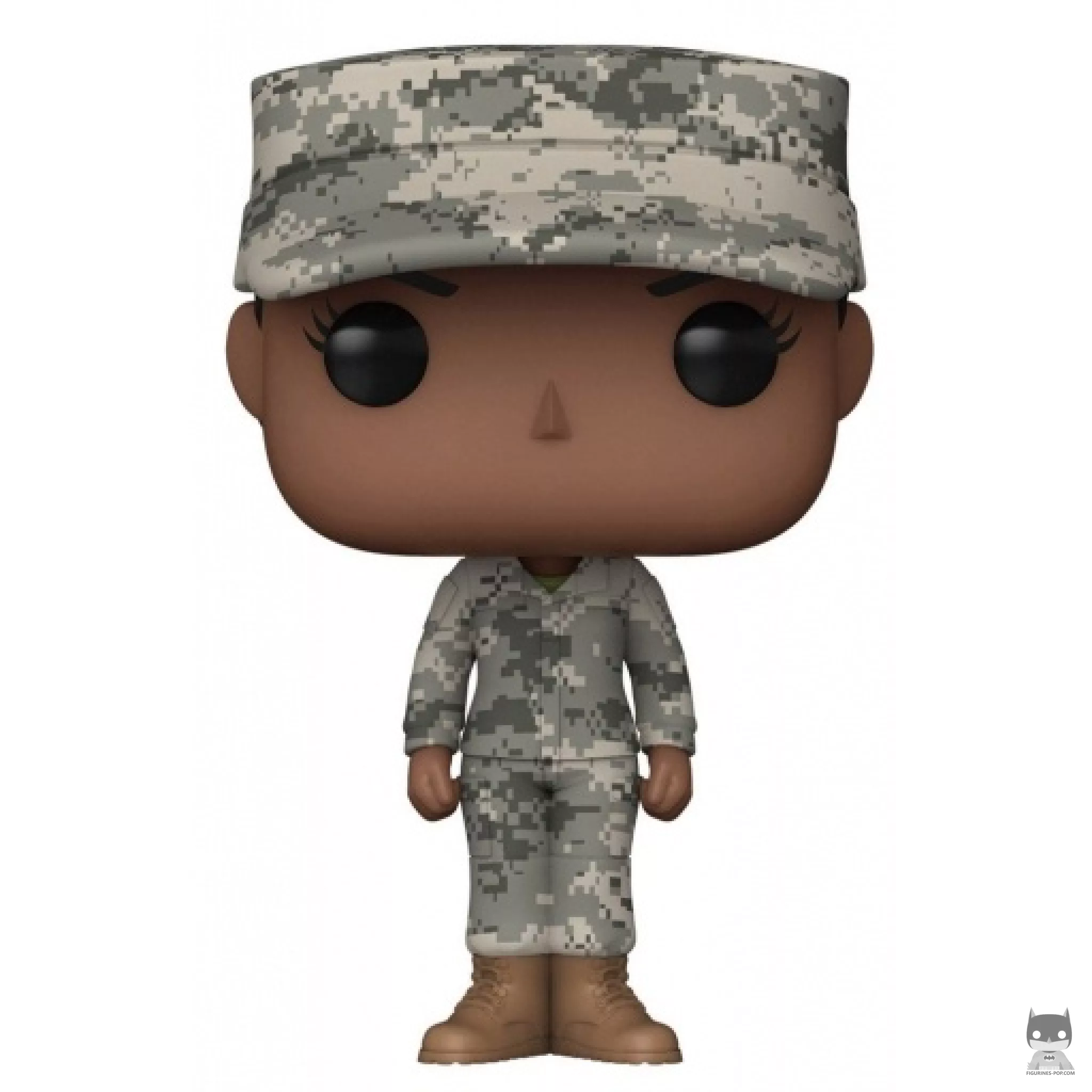 Figurine Funko POP Soldat Femme (Afro-Américain) (Armée USA)