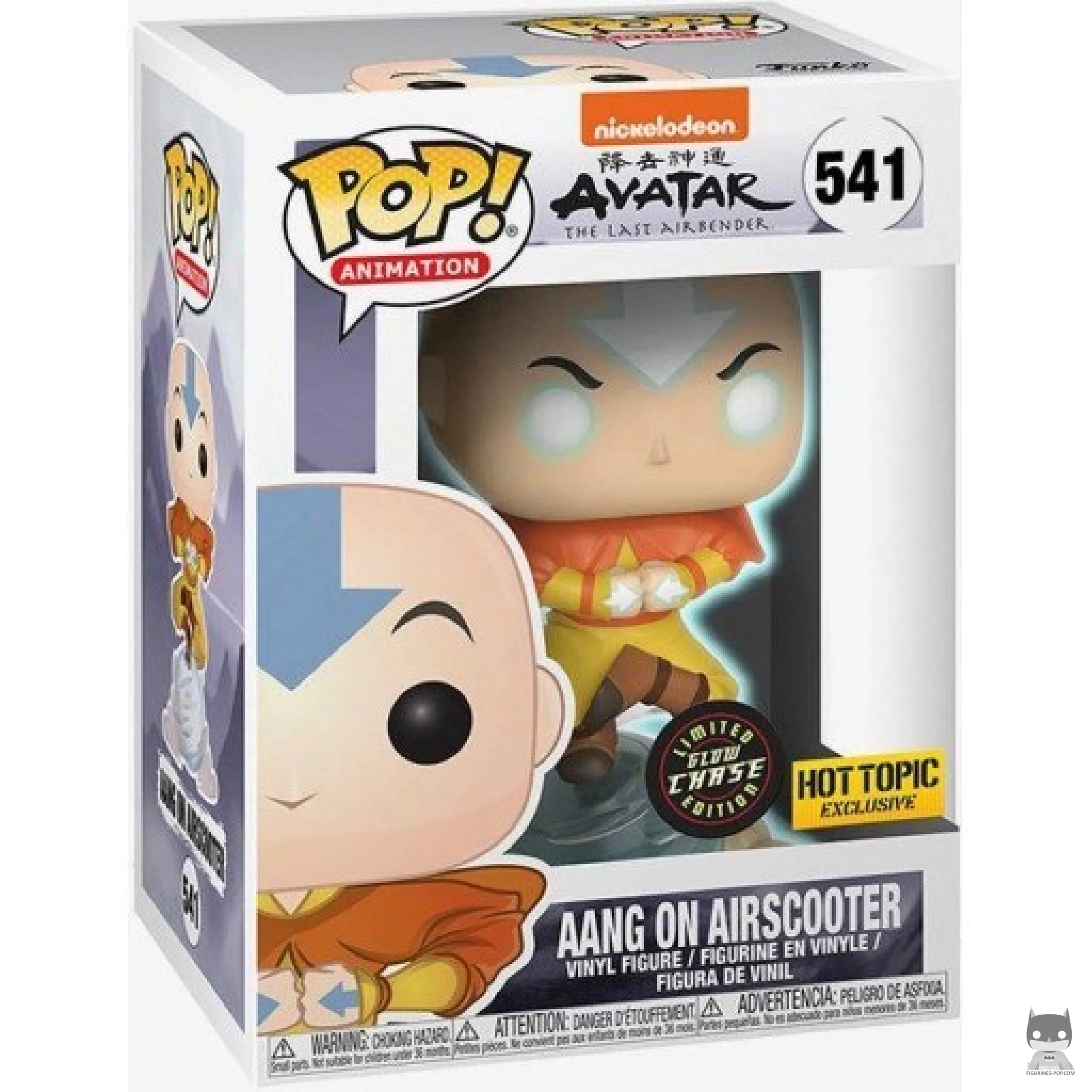 Figurine Funko POP Aang sur Airscooter (Chase) avec boîte