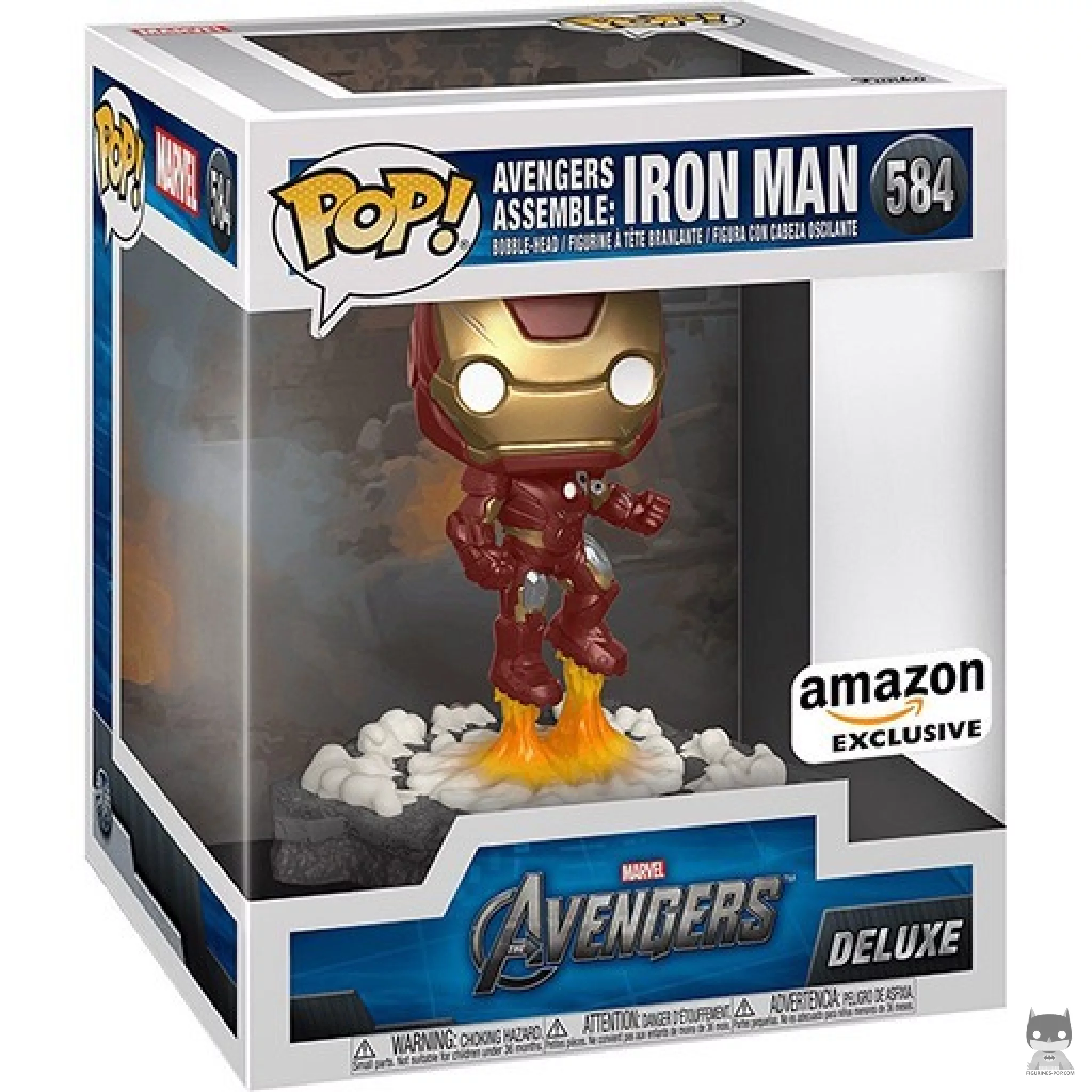 Figurine Funko POP Avengers Assemble Iron Man (Supersized) avec boîte