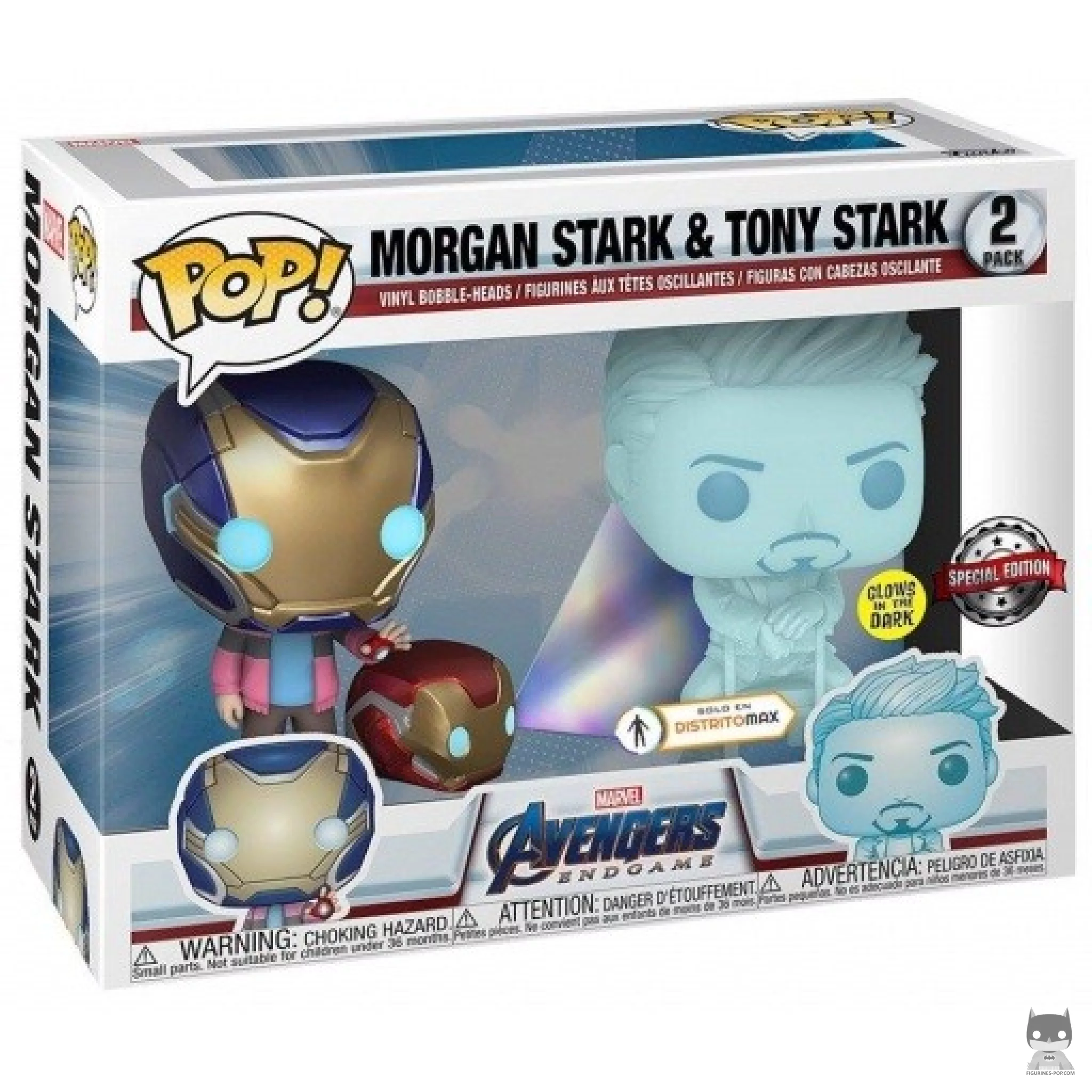 Figurine Funko POP Morgan Stark & Tony Stark avec boîte