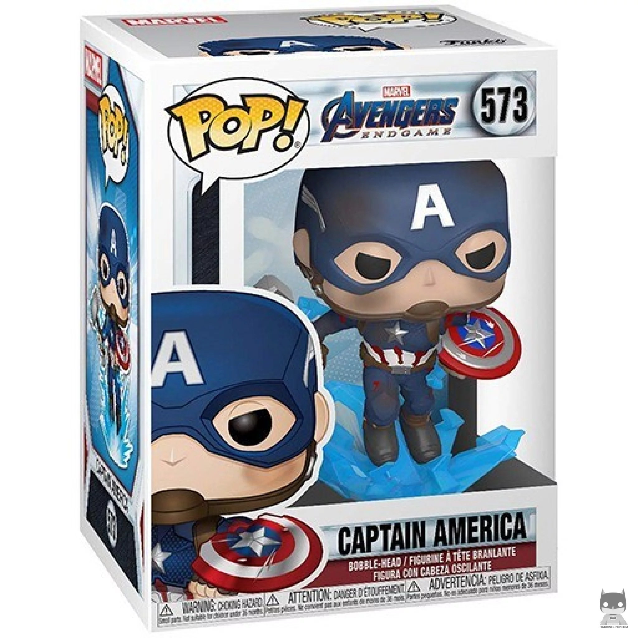 Figurine Funko POP Captain America avec boîte