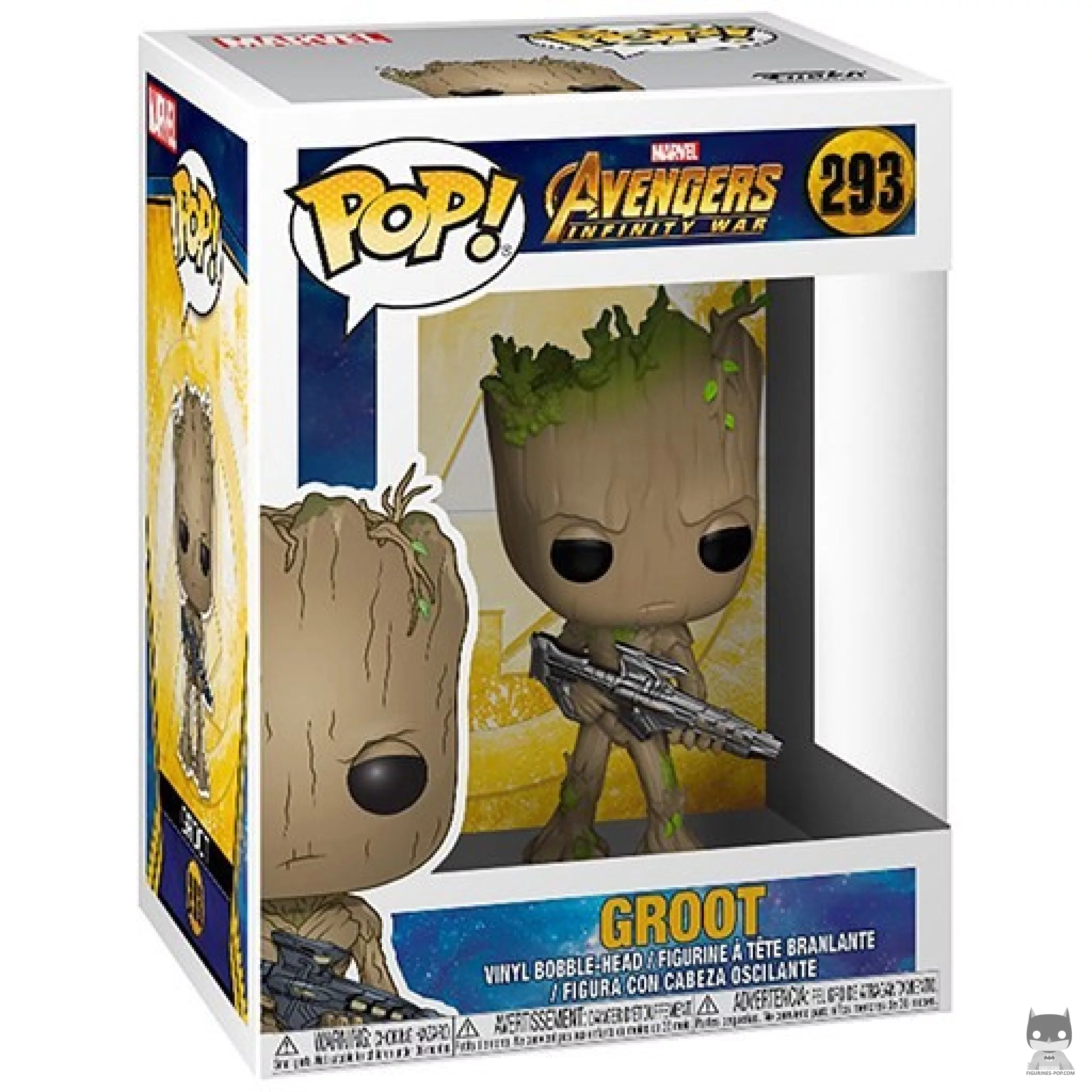 Figurine Funko POP Groot (avec Blaster) avec boîte