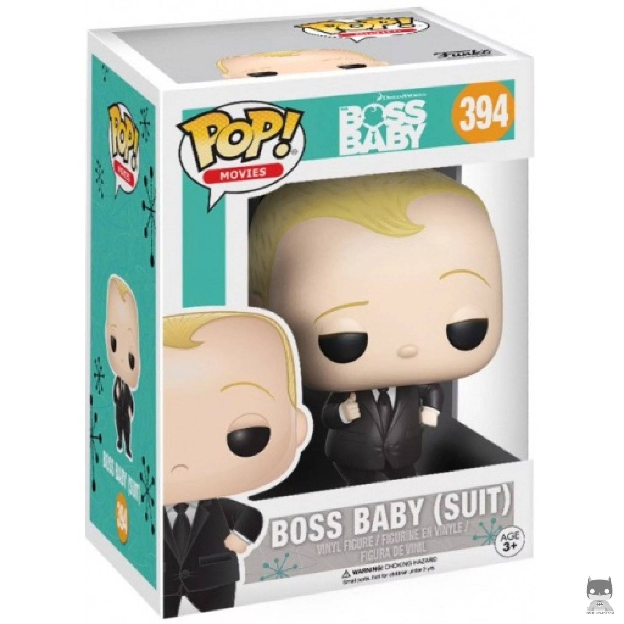 Figurine Funko POP Baby Boss en costume avec boîte