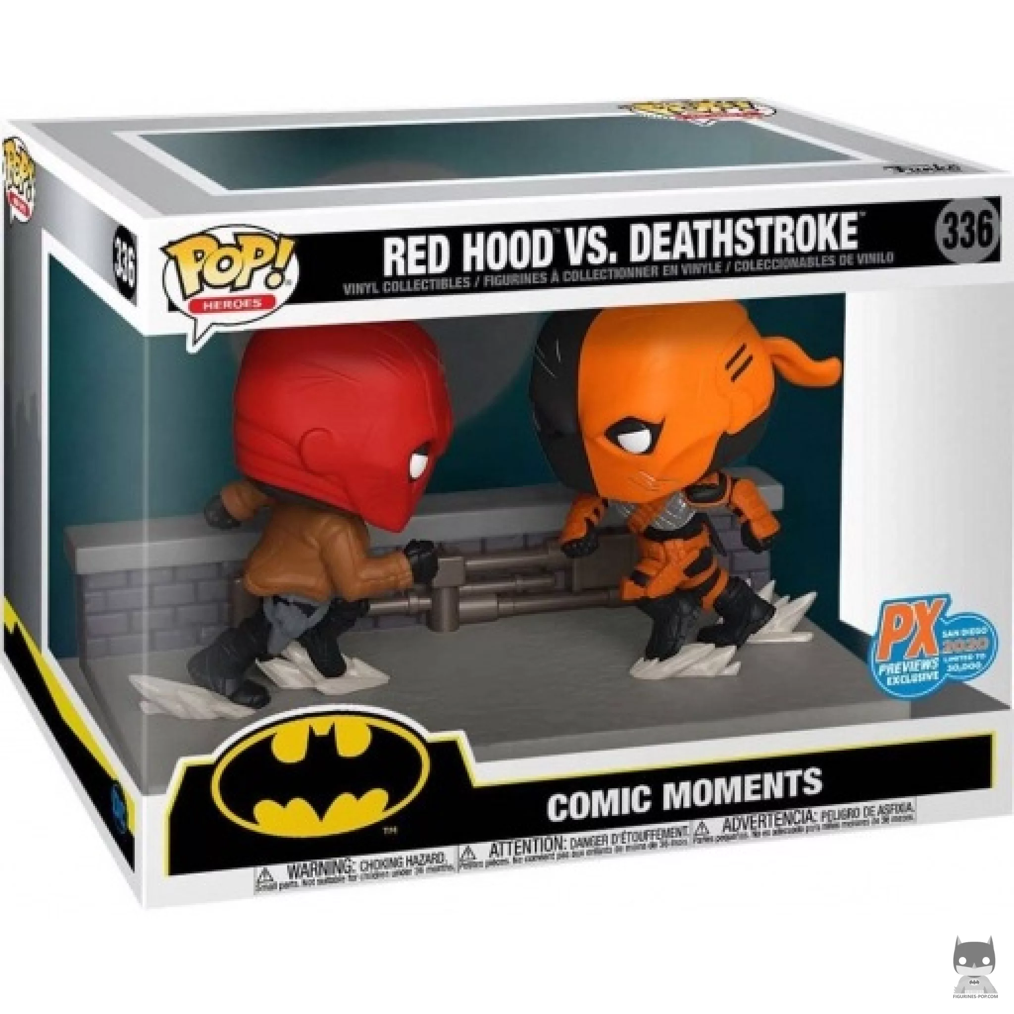 Figurine Funko POP Red Hood vs Deathstroke avec boîte