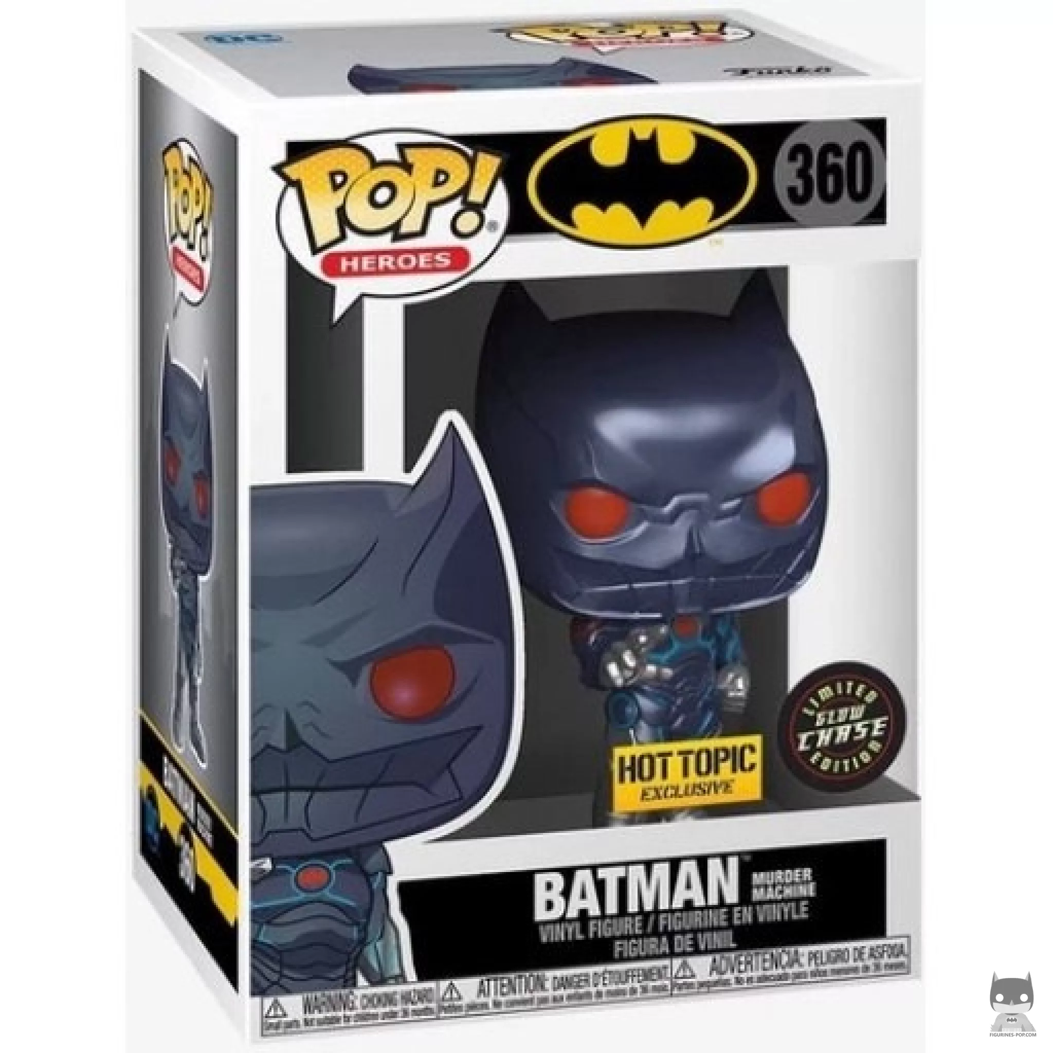 Figurine Funko POP Batman Murder Machine (Glow in the Dark) avec boîte