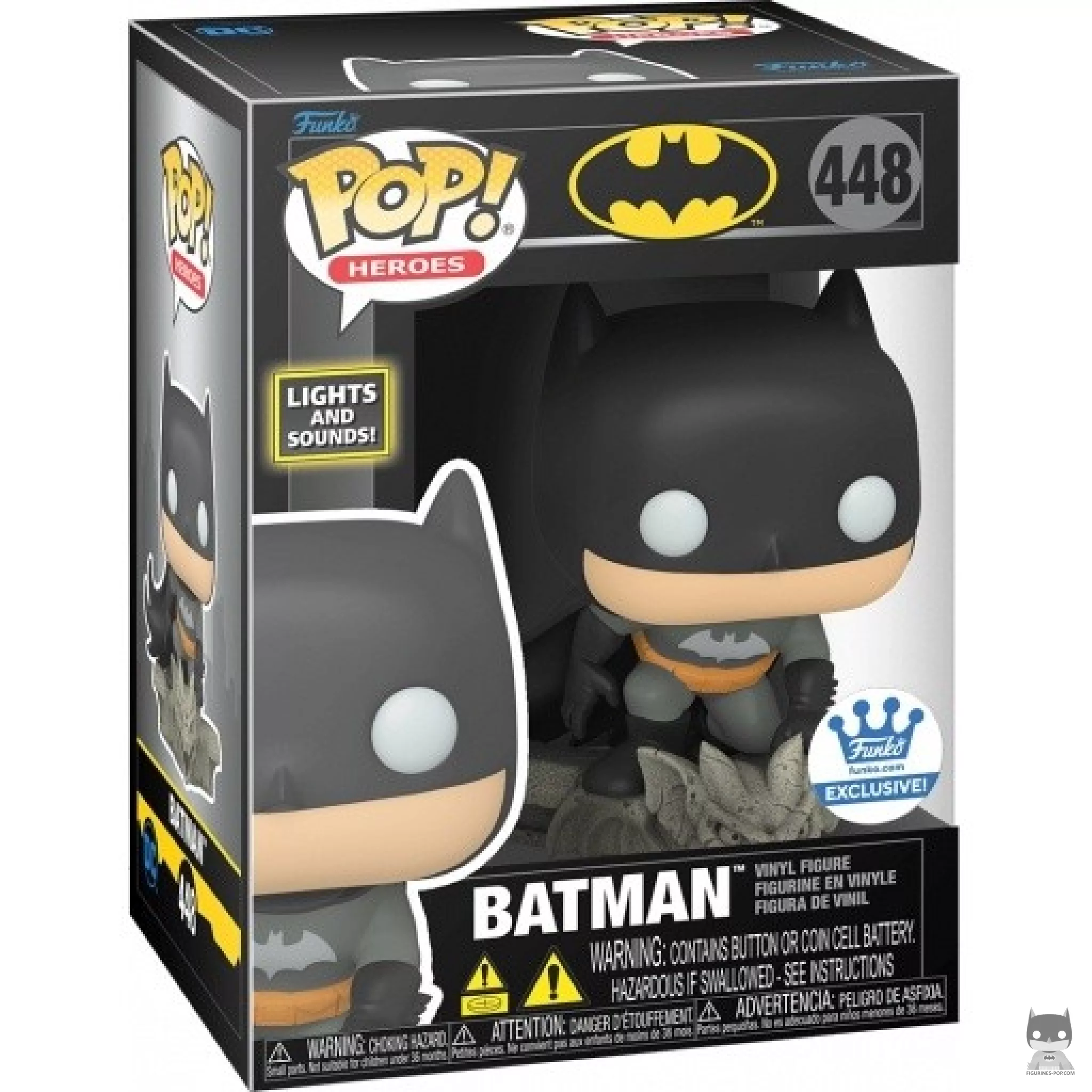 Figurine Funko POP Batman (Lights & Sound) avec boîte