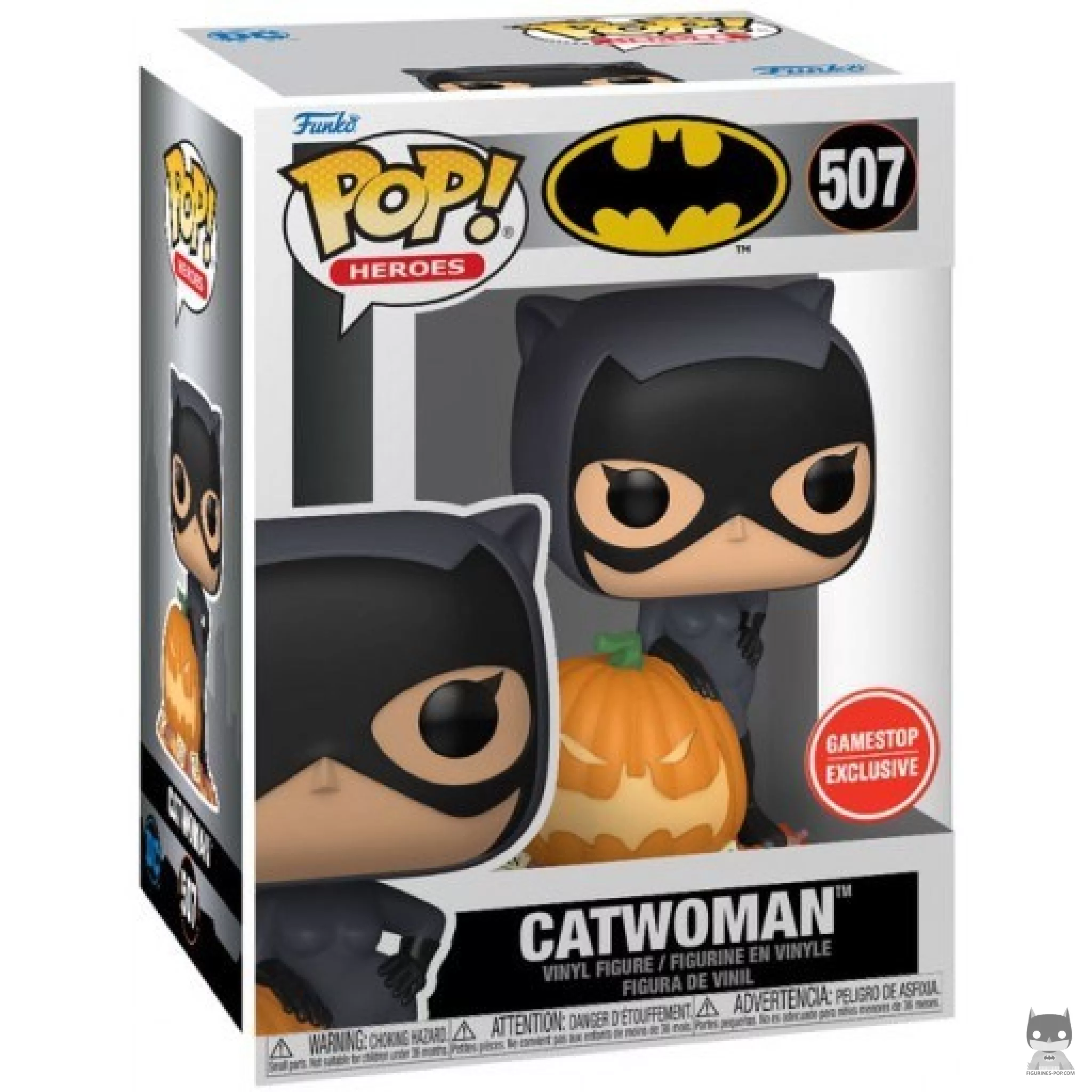 Figurine Funko POP Catwoman avec Citrouille avec boîte