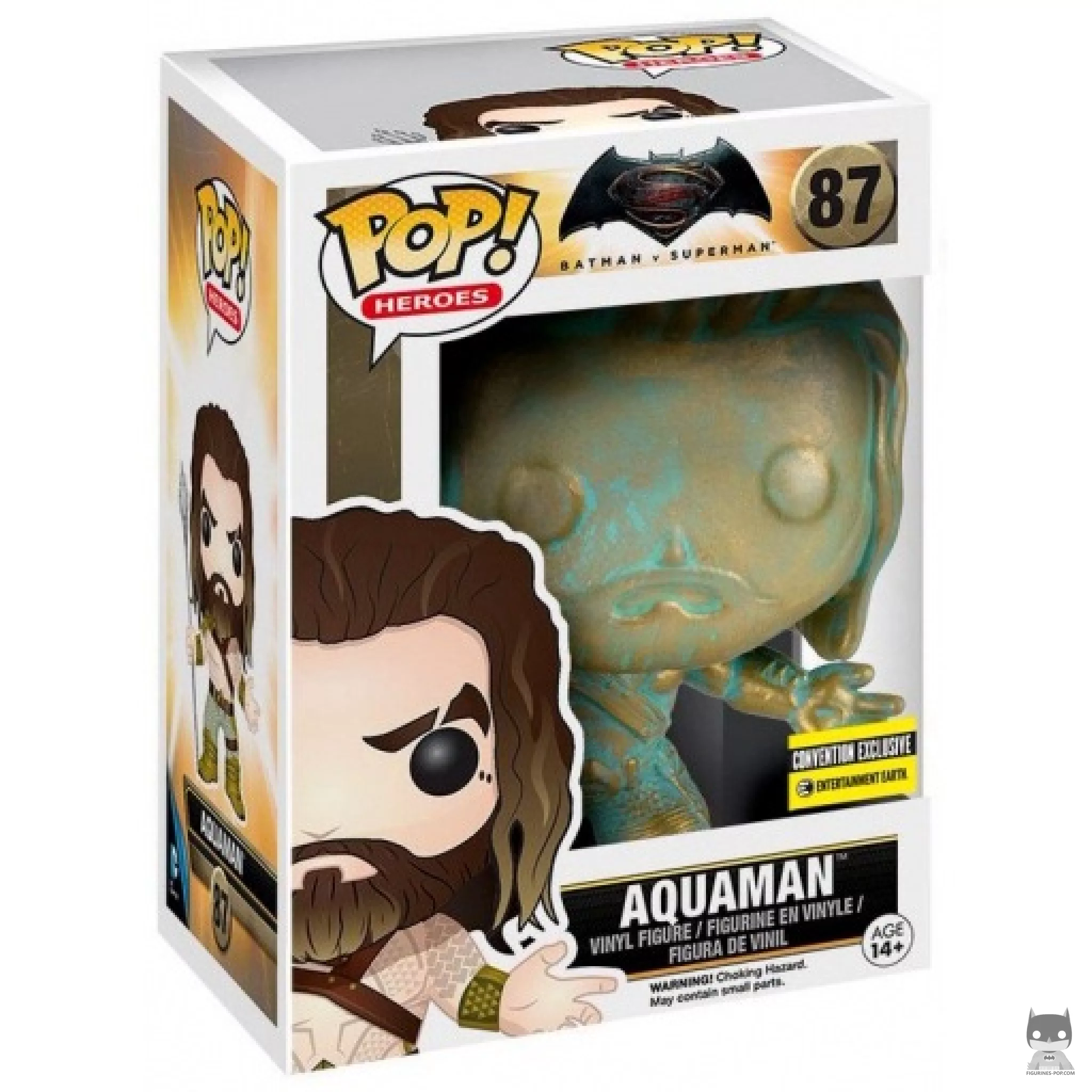Figurine Funko POP Aquaman (Patine) avec boîte