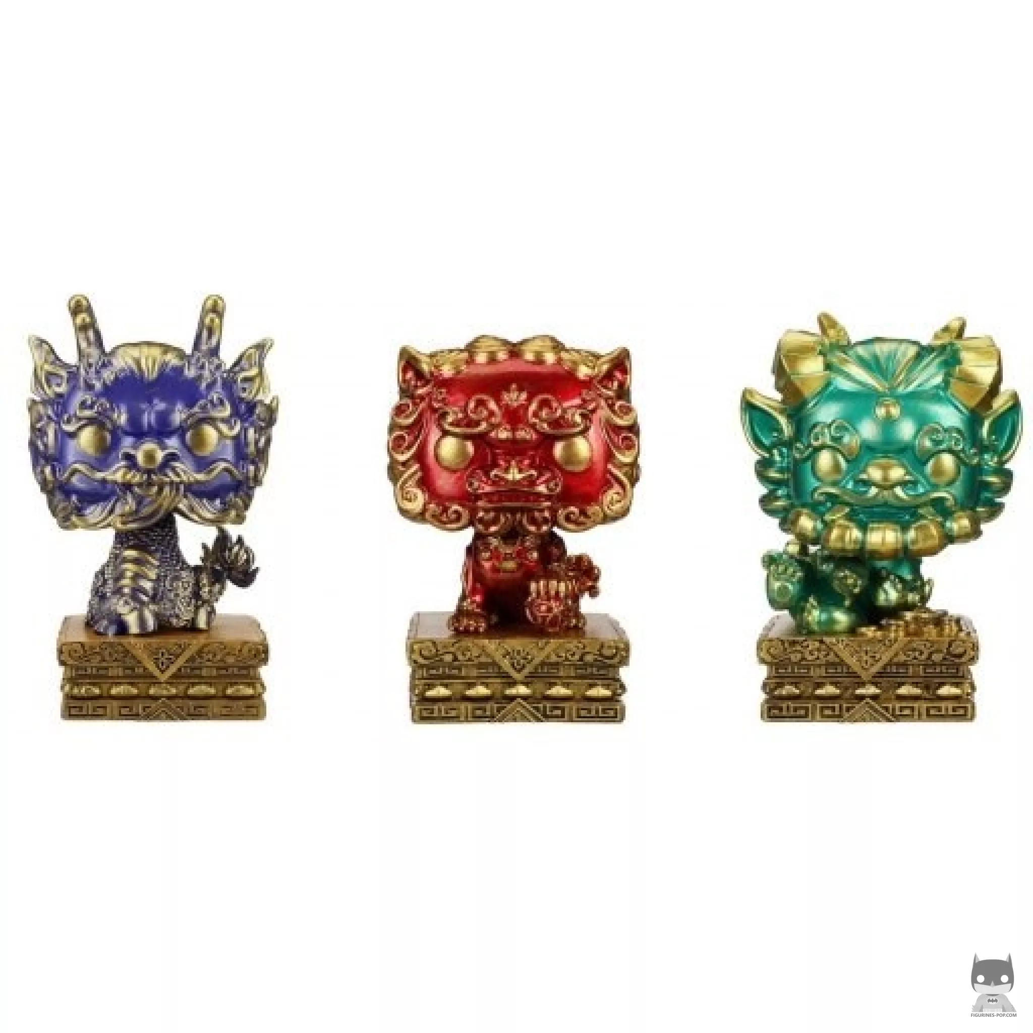 Figurine Funko POP Kirin, Suanni & Pixiu (Bête Auspicieuse)