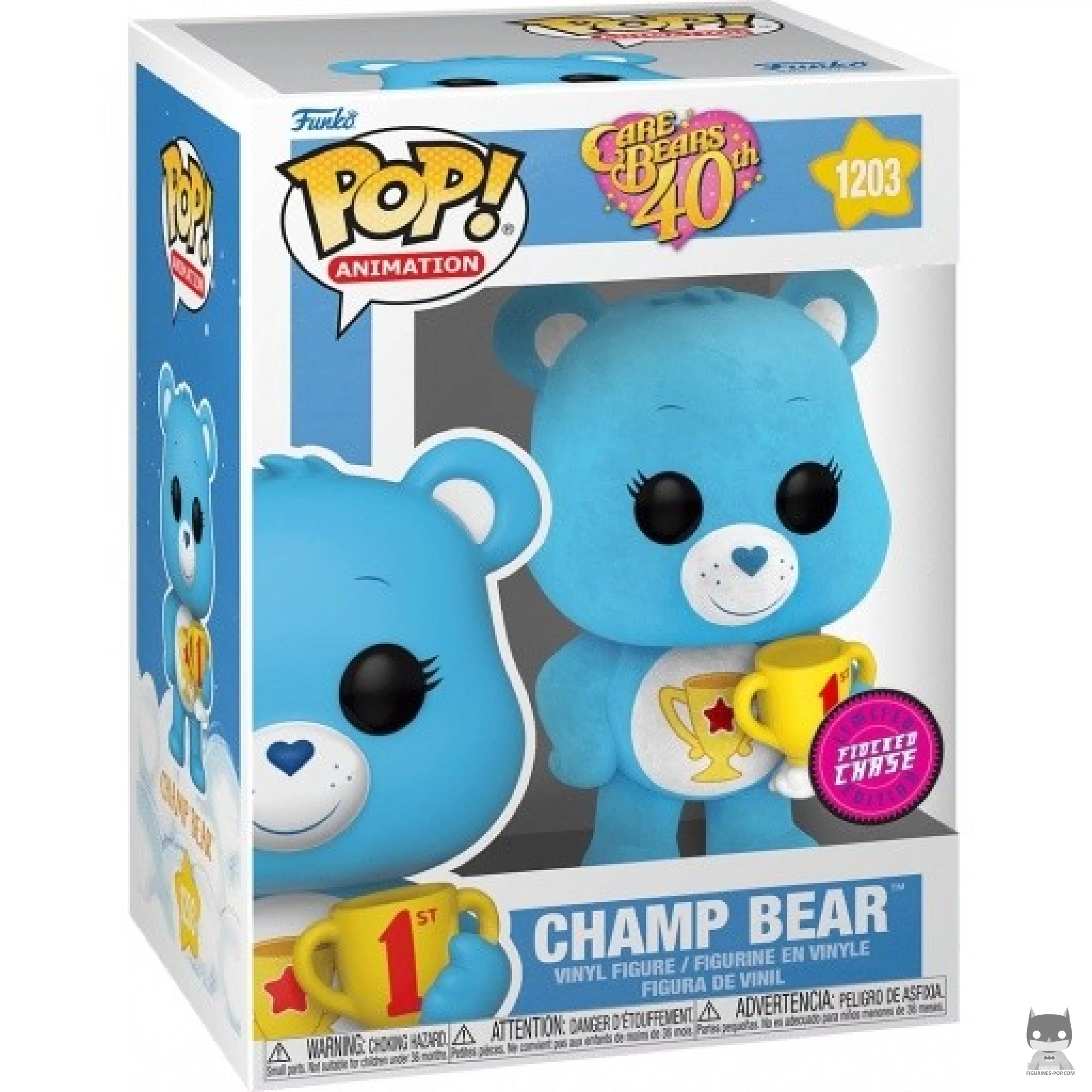 Figurine Funko POP Groschampion (Chase & Flocked) avec boîte