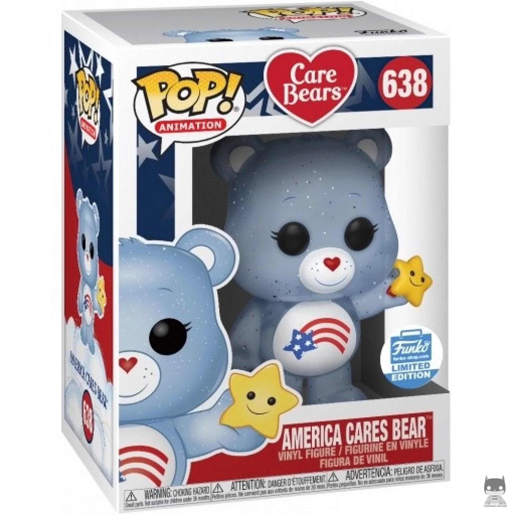 Figurine Funko POP Ours Amérique (Glitter) avec boîte