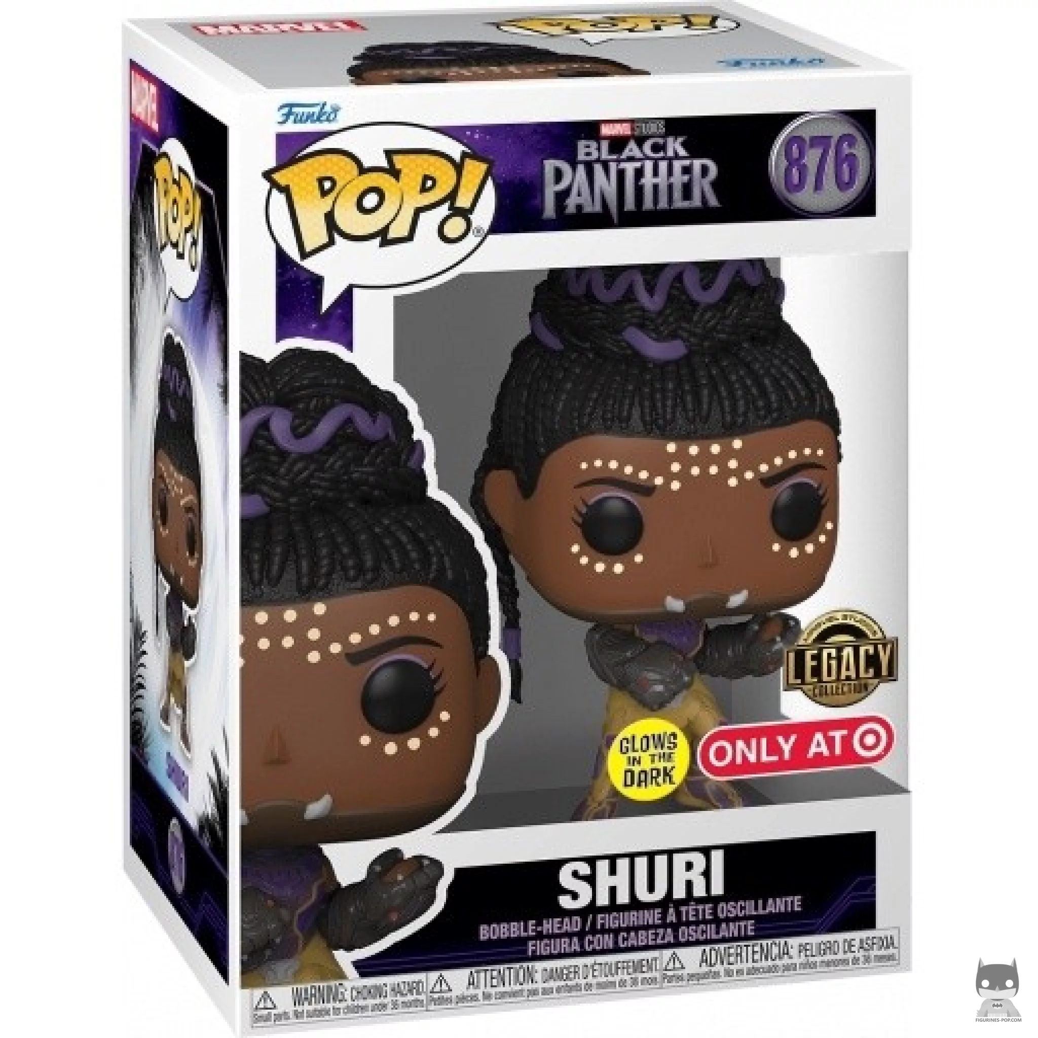 Figurine Funko POP Shuri (Glow in the Dark) avec boîte