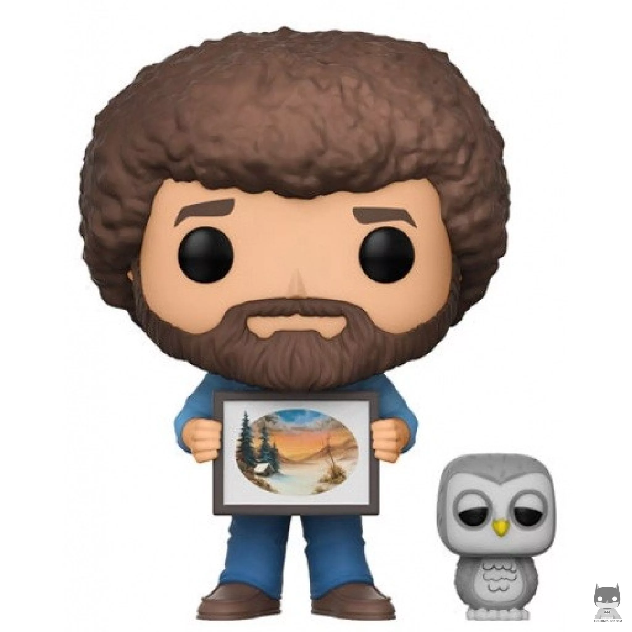 Figurine Funko POP Bob Ross & Hoot (Chase) (Bob Ross)