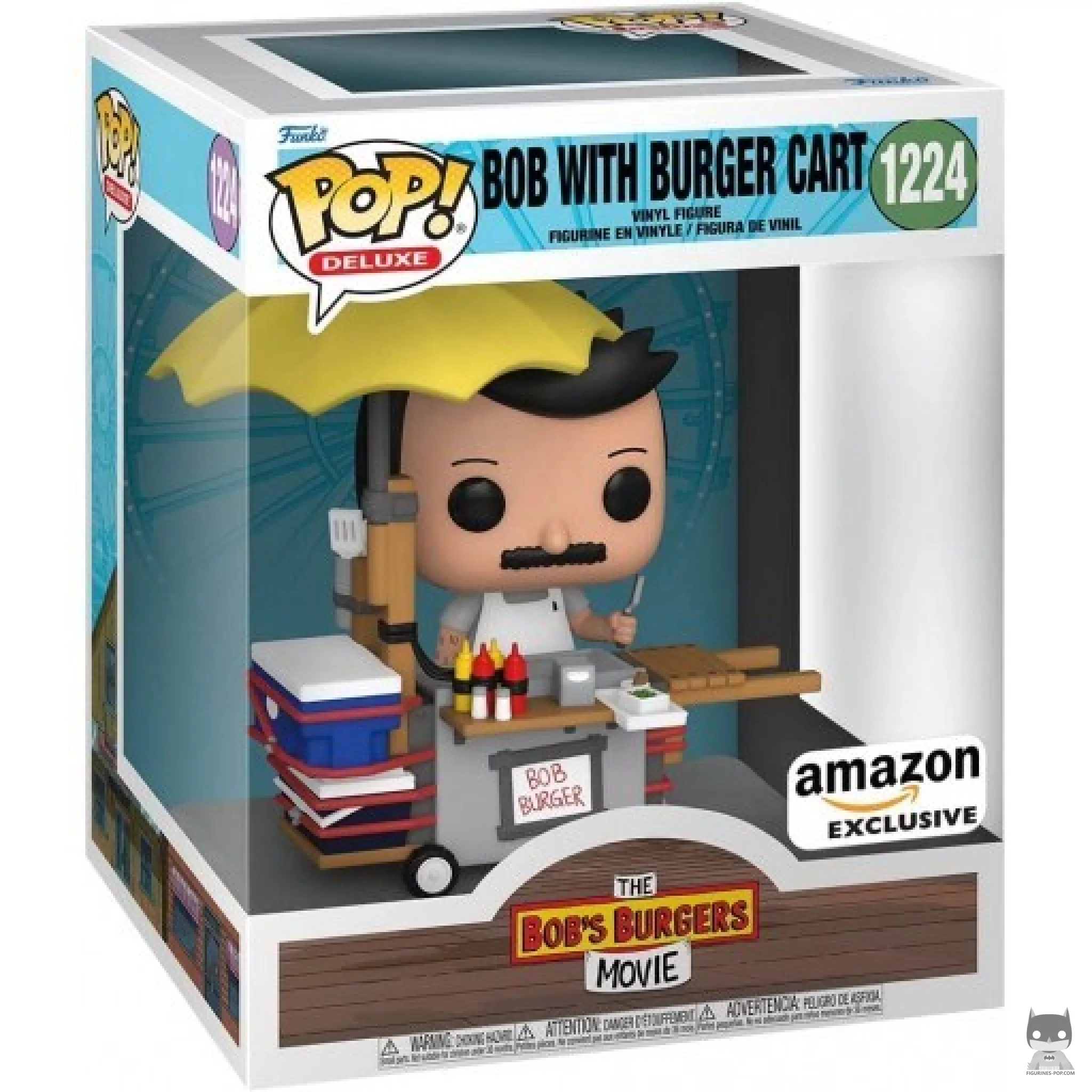 Figurine Funko POP Bob avec le Chariot à Hamburgers avec boîte