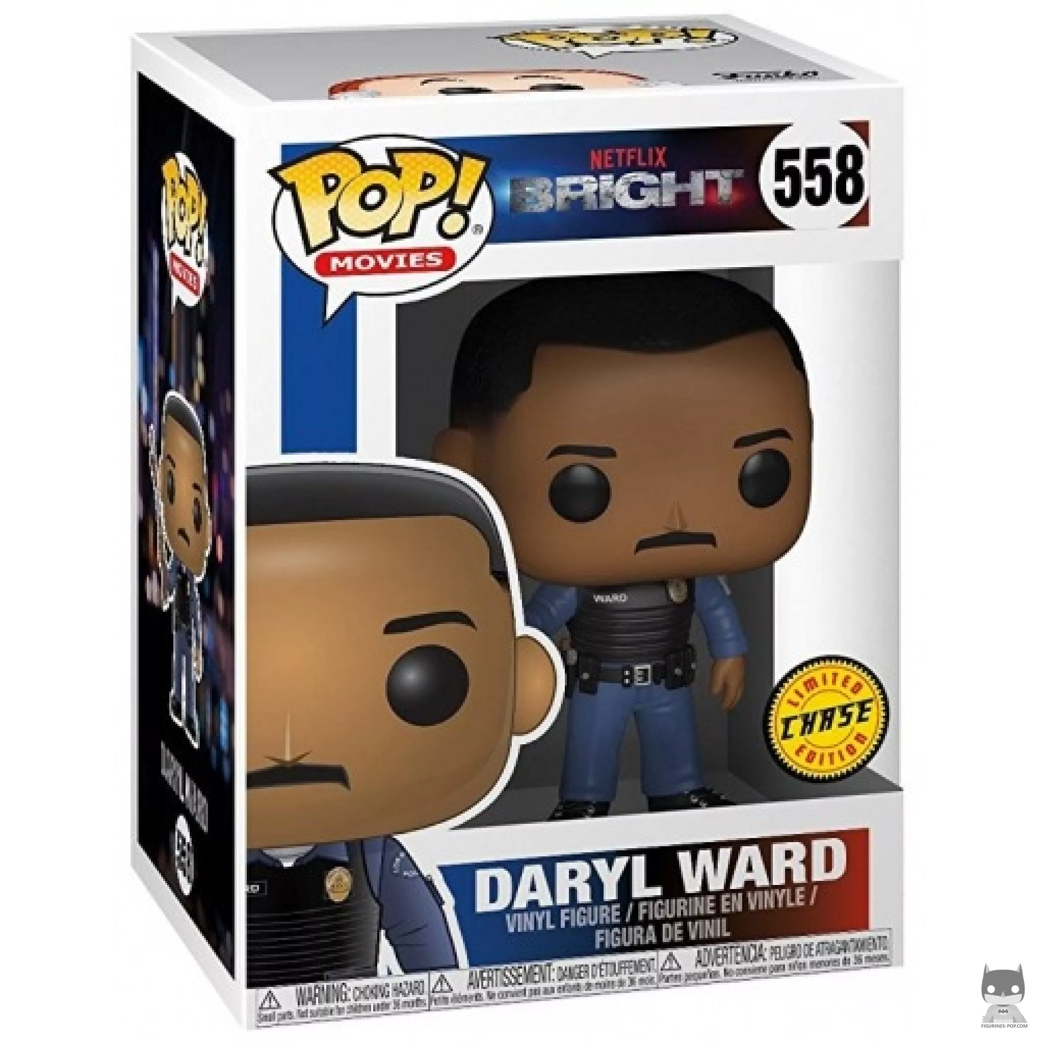Figurine Funko POP Daryl Ward avec Baguette Magique (Chase) avec boîte